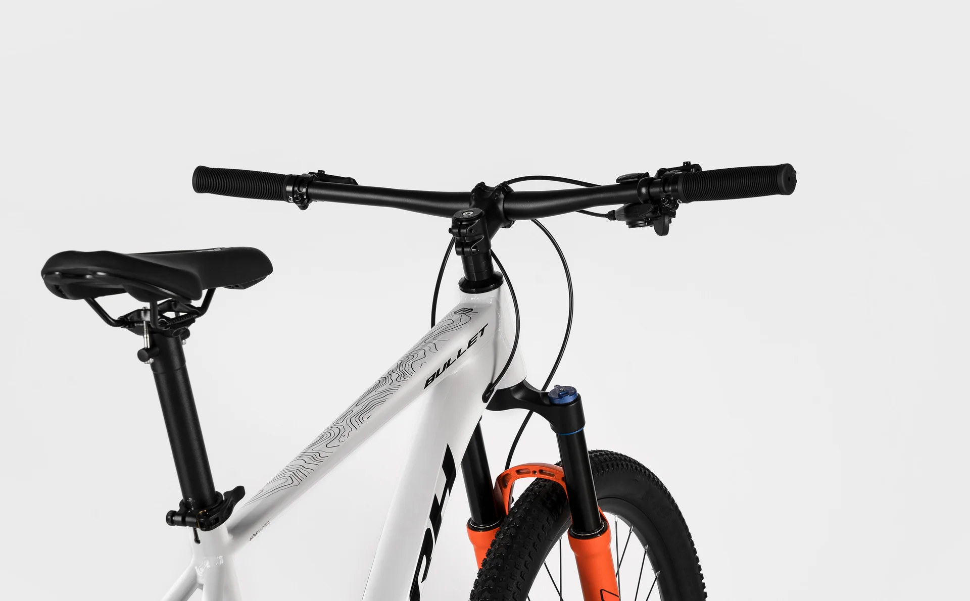 Велосипед HORH BULLET HBHD 7.0 27,5" (2026) White-Orange - миниатюра 8