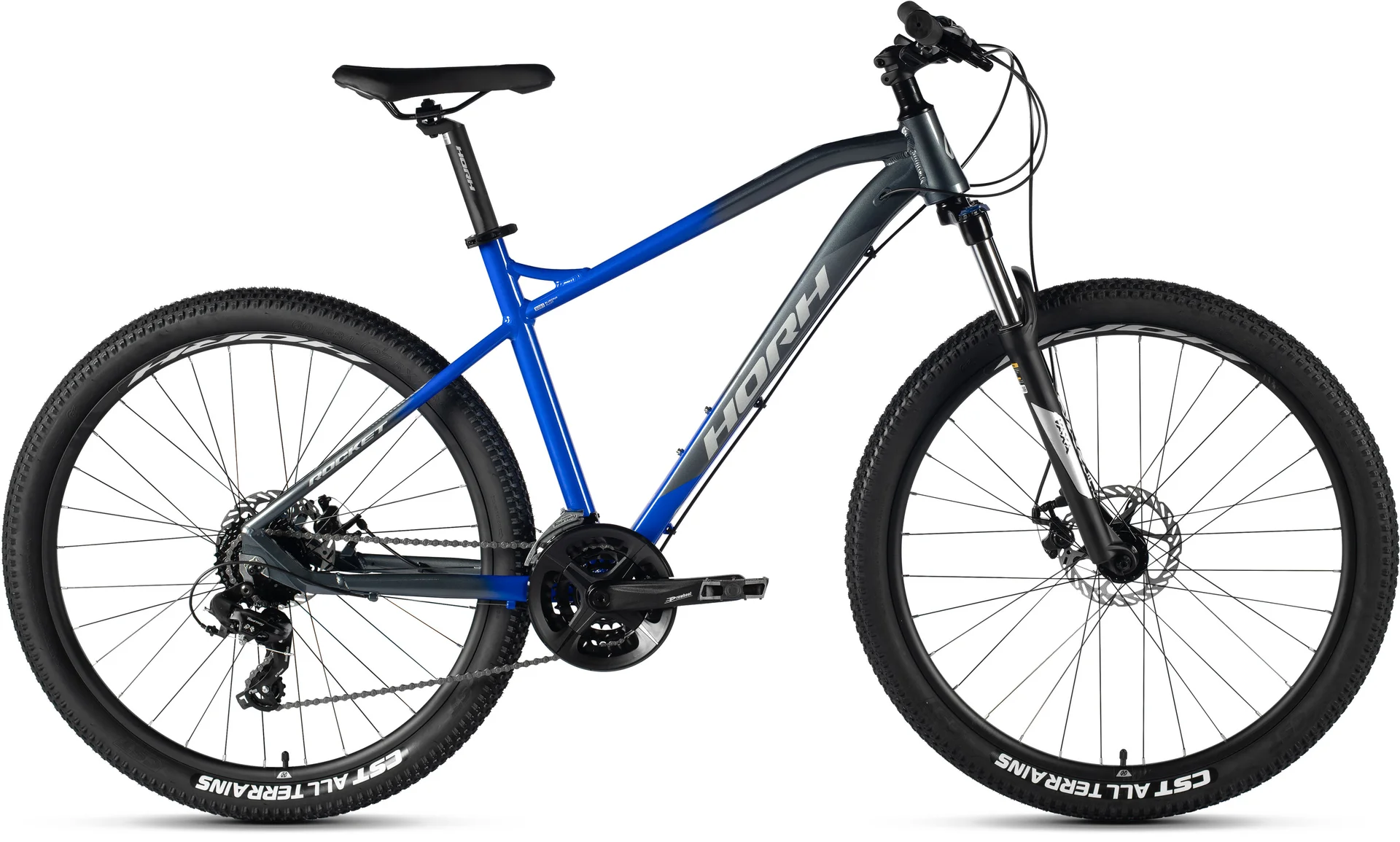 Велосипед HORH ROCKET RMD 7.1 27.5" (2024) Grey-Blue-Black - изображение 1