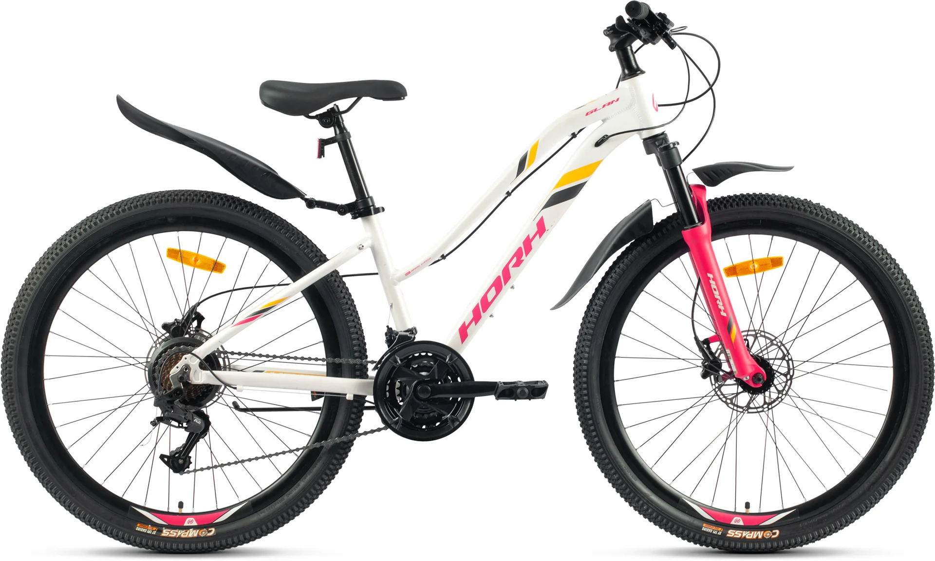 Велосипед HORH GLAN 26" (2024) White-Red-Black - изображение 1
