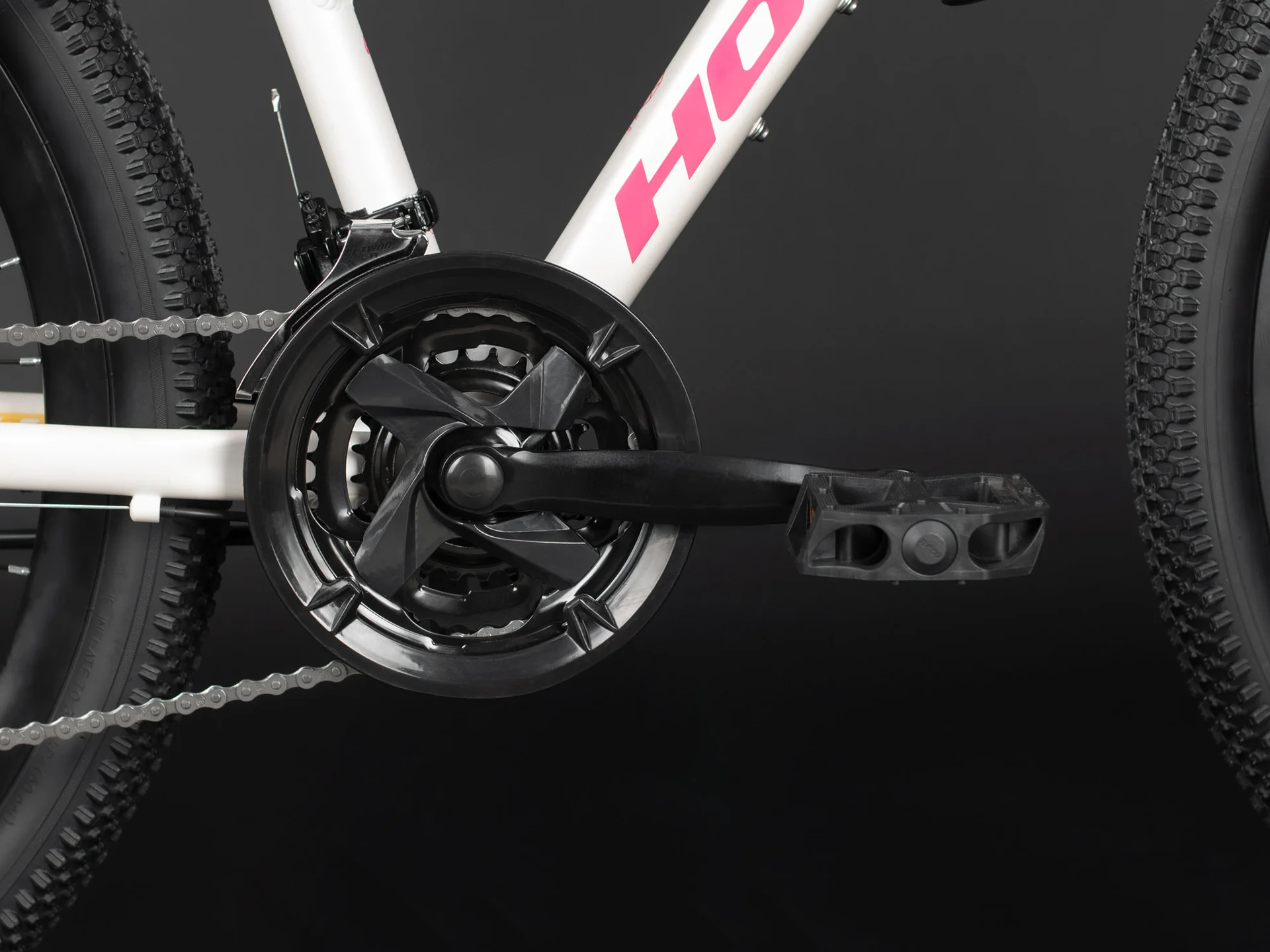 Велосипед HORH GLAN 26" (2024) White-Red-Black - миниатюра 13