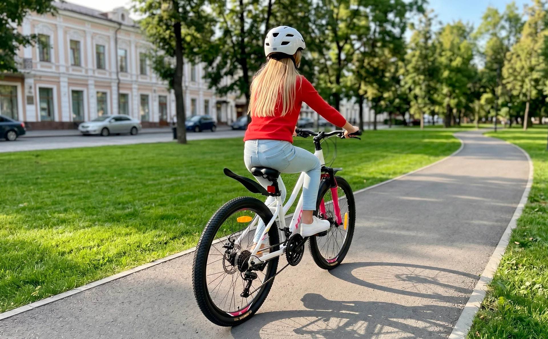 Велосипед HORH GLAN 26" (2024) White-Red-Black - миниатюра 4