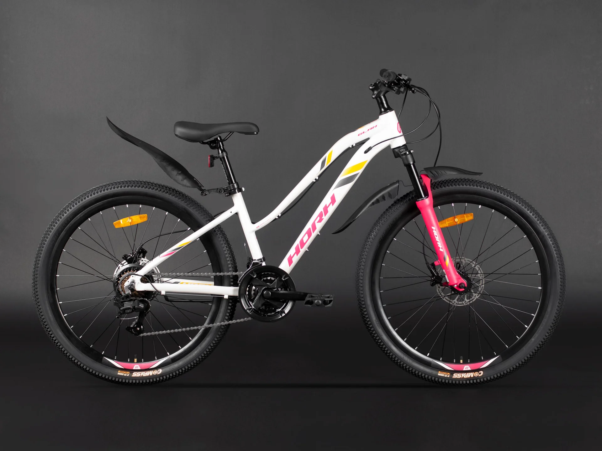 Велосипед HORH GLAN 26" (2024) White-Red-Black - миниатюра 5