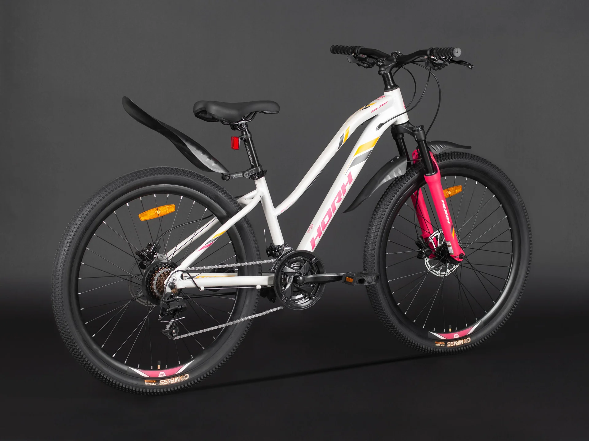 Велосипед HORH GLAN 26" (2024) White-Red-Black - миниатюра 7