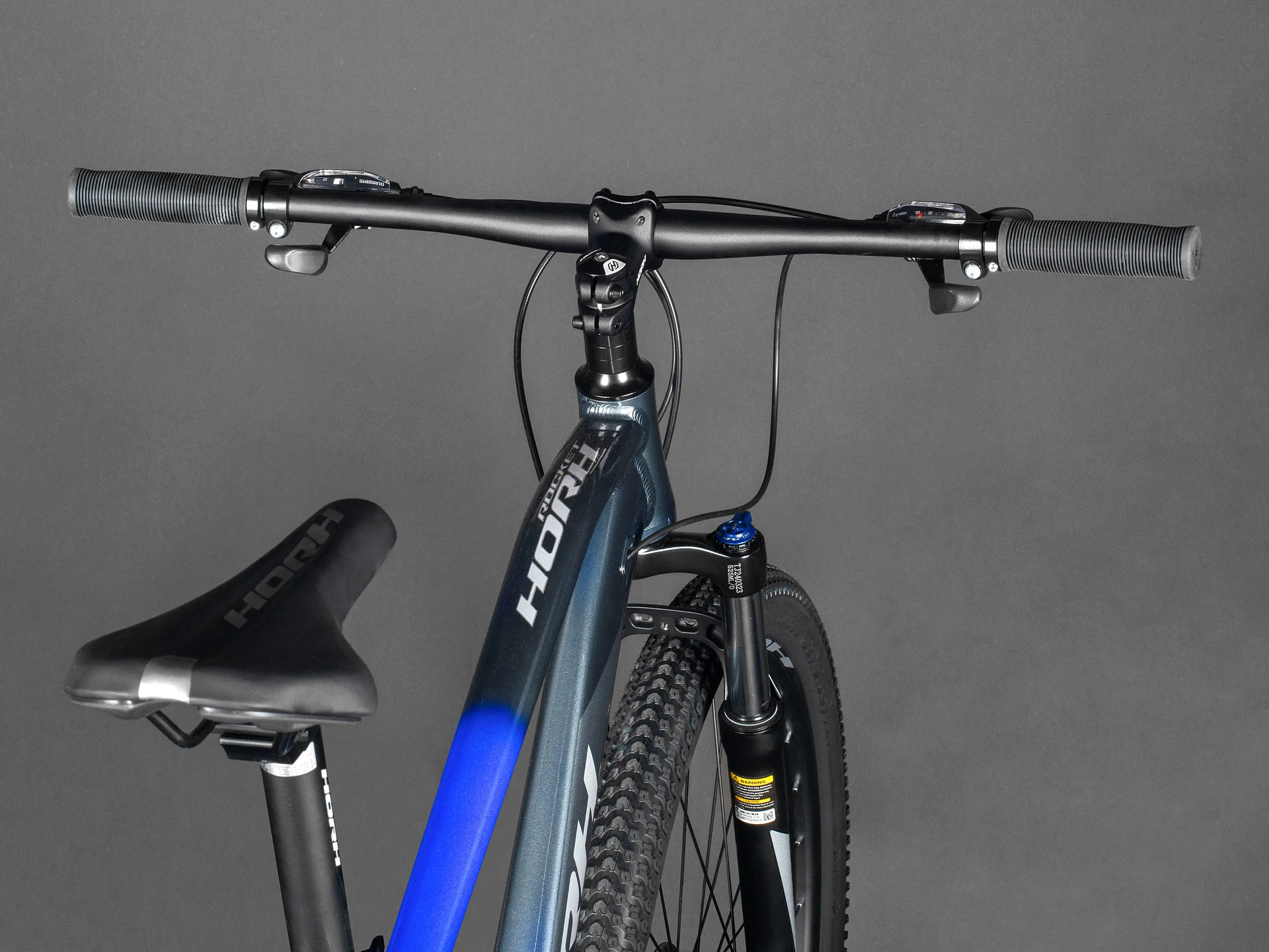 Велосипед HORH ROCKET RMD 9.1 29" Grey Blue-Black - миниатюра 9