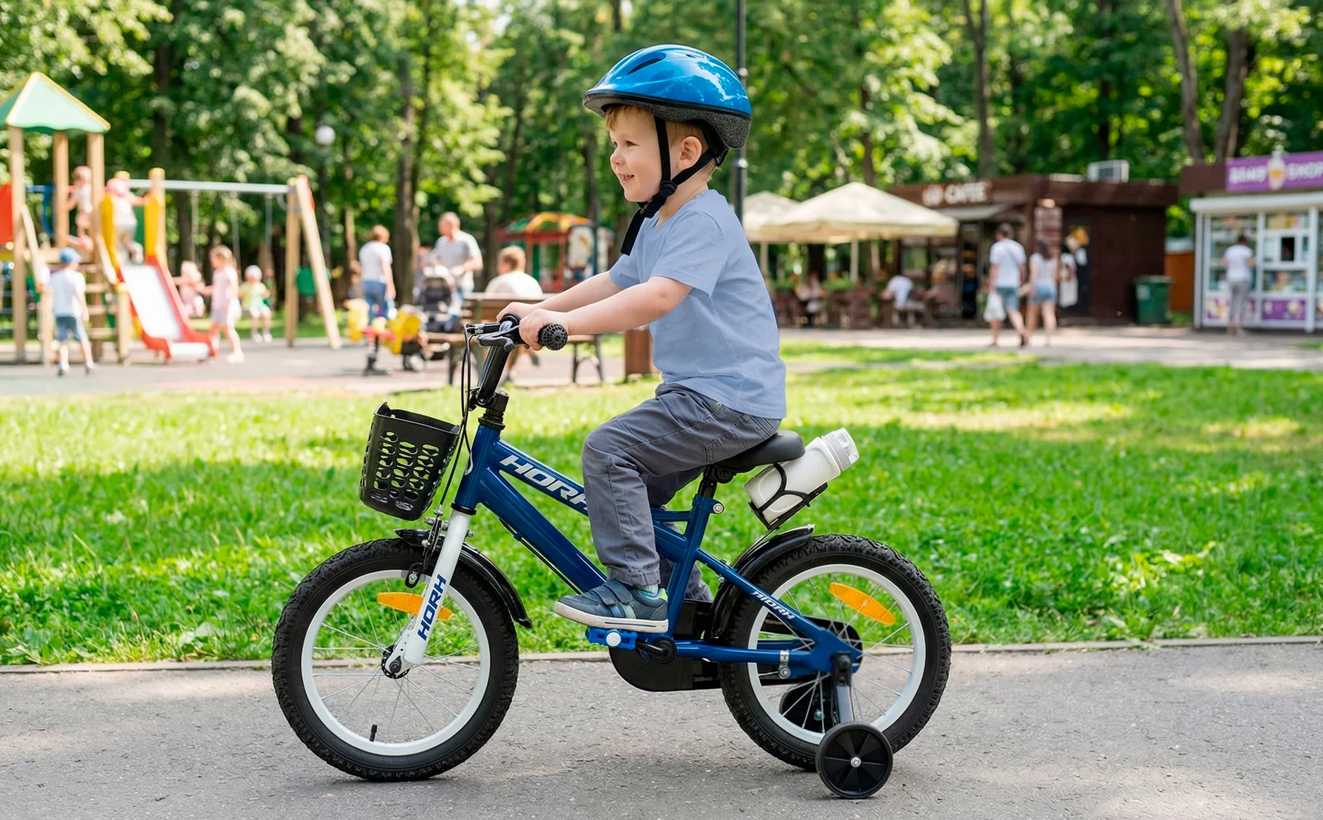 Велосипед HORH FORTE 14" (2024) Blue - миниатюра 4