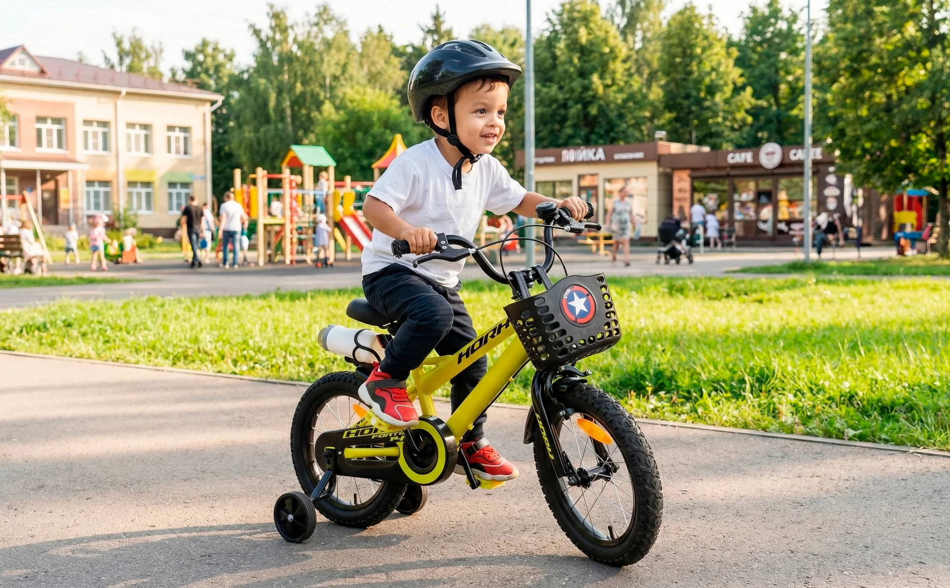 Велосипед HORH FORTE 14" (2024) Yellow - миниатюра 2