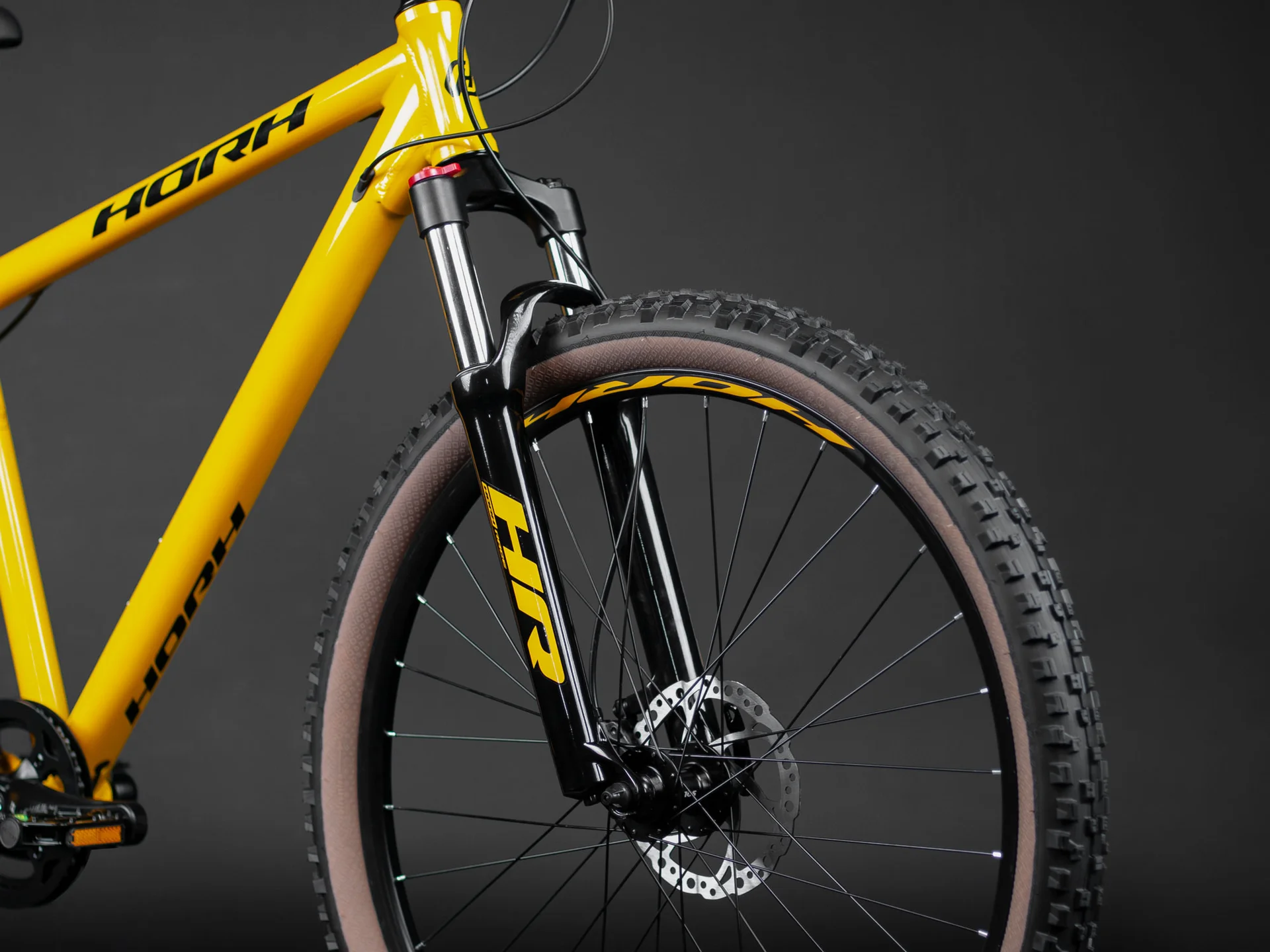 Велосипед HORH JAB JAB27,5AM 27,5" (2024) Yellow-Black - миниатюра 11