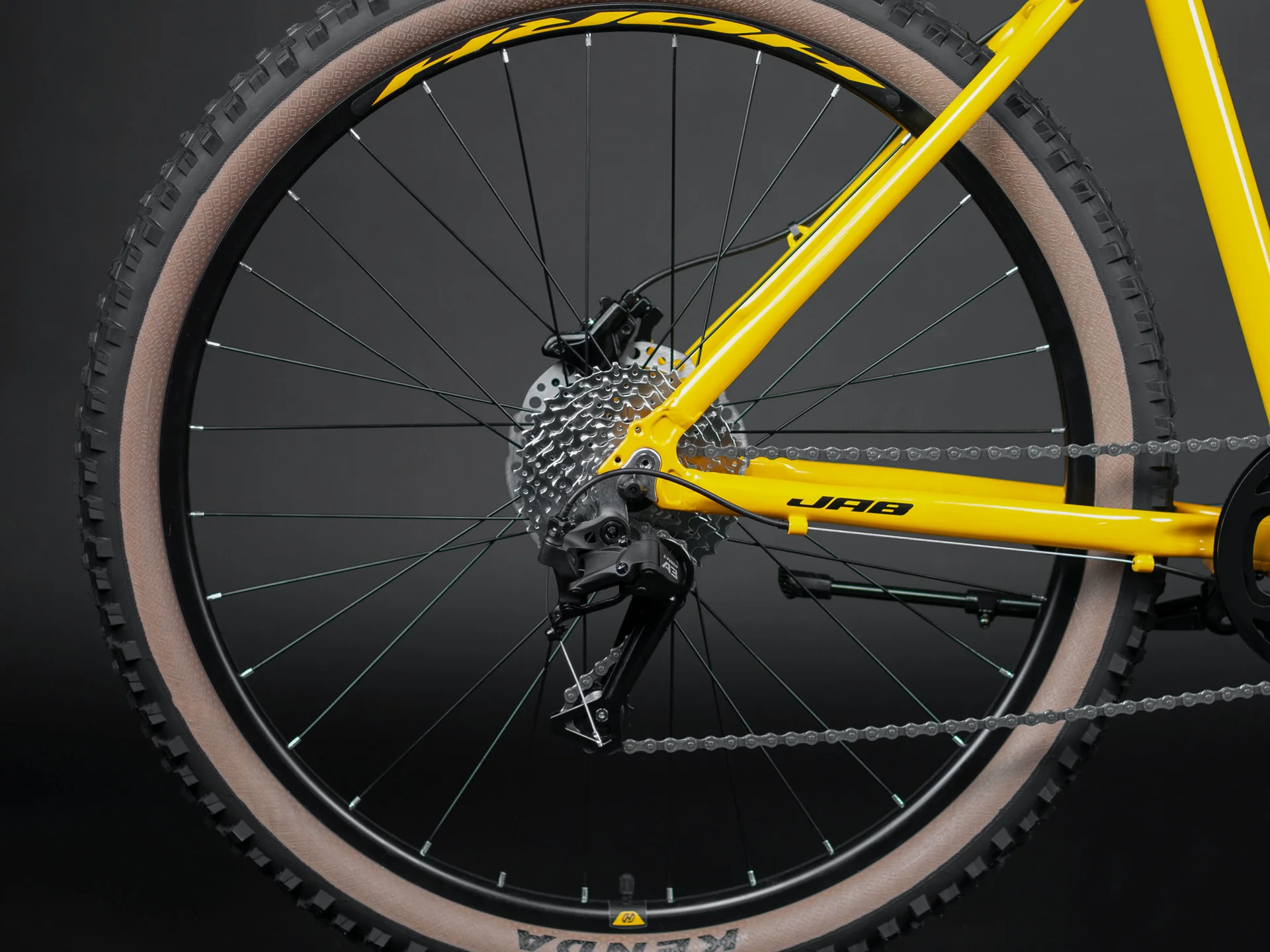 Велосипед HORH JAB JAB27,5AM 27,5" (2024) Yellow-Black - миниатюра 13