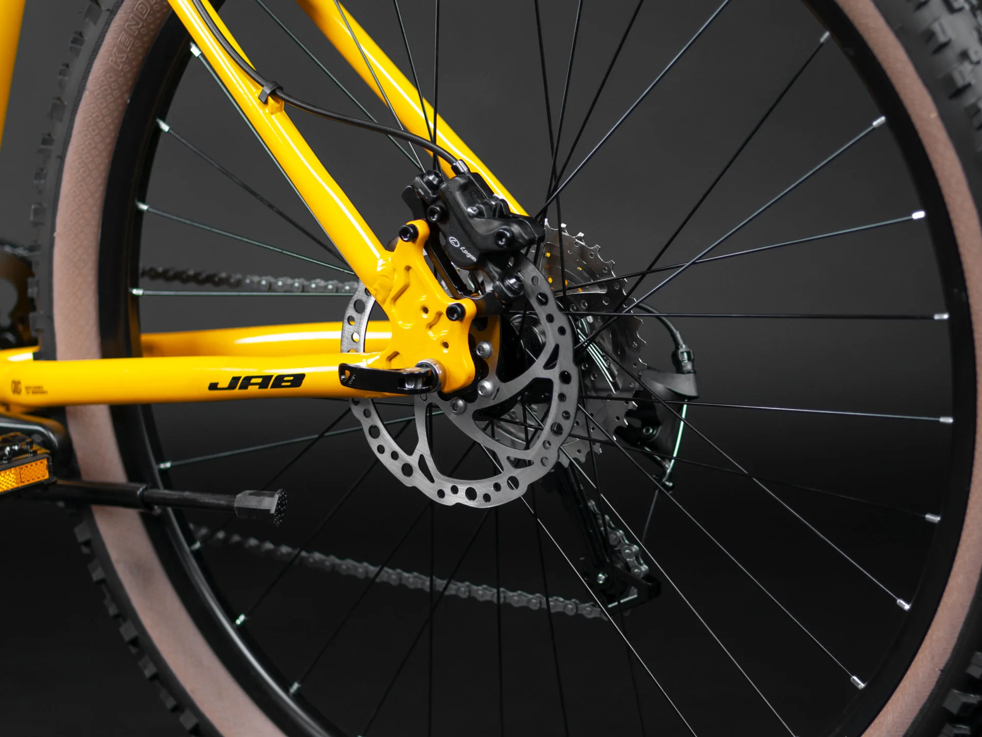 Велосипед HORH JAB JAB27,5AM 27,5" (2024) Yellow-Black - миниатюра 14