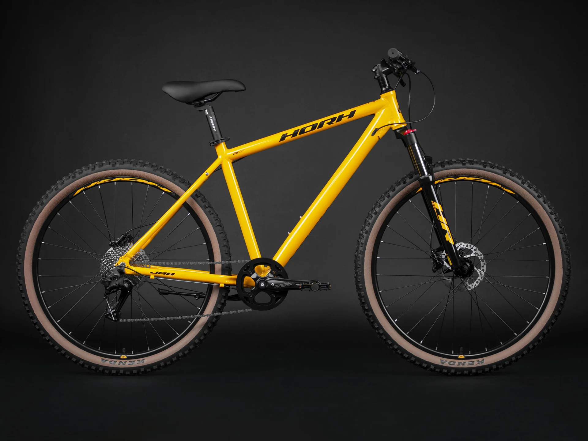 Велосипед HORH JAB JAB27,5AM 27,5" (2024) Yellow-Black - миниатюра 5