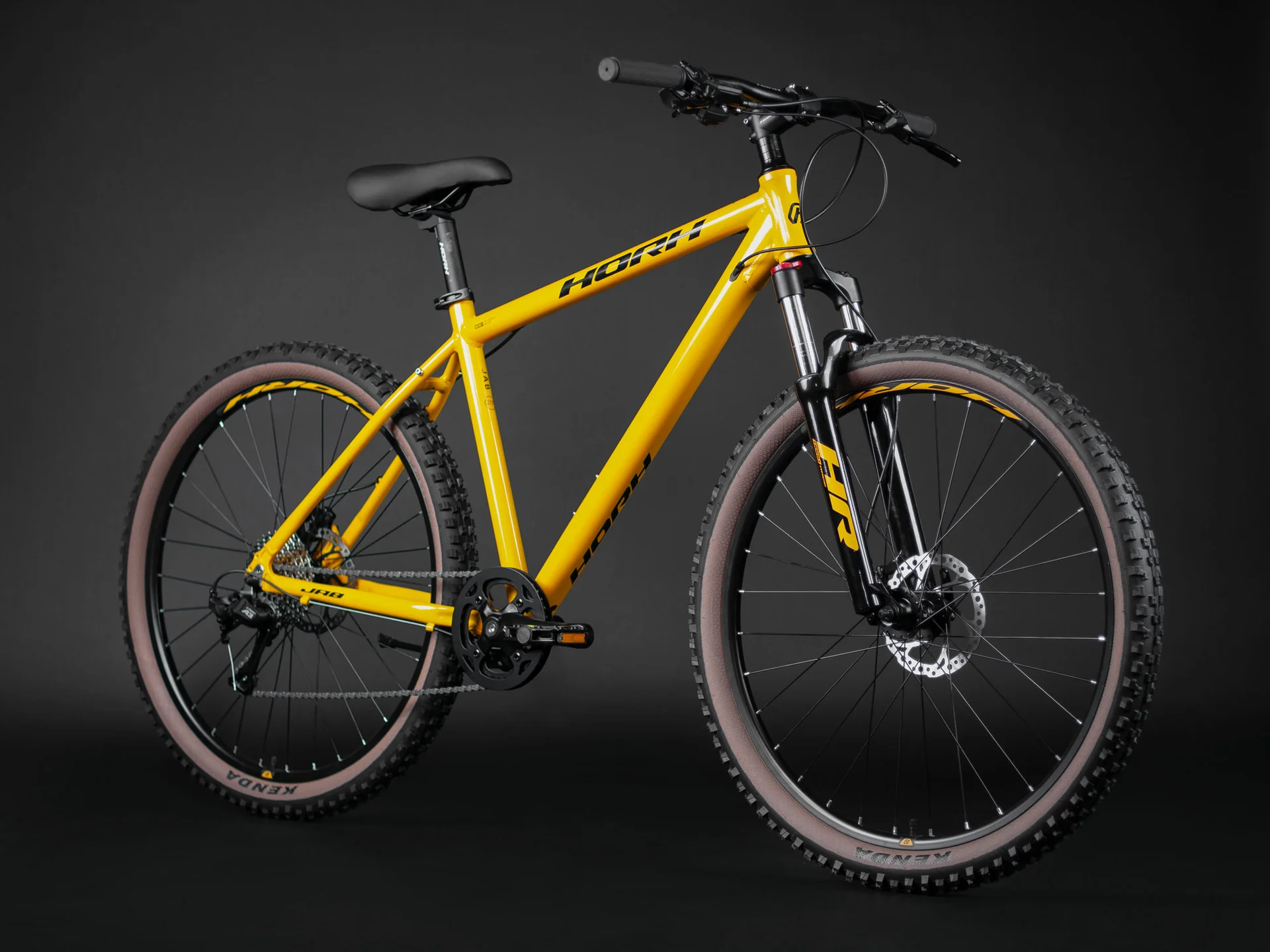 Велосипед HORH JAB JAB27,5AM 27,5" (2024) Yellow-Black - миниатюра 6