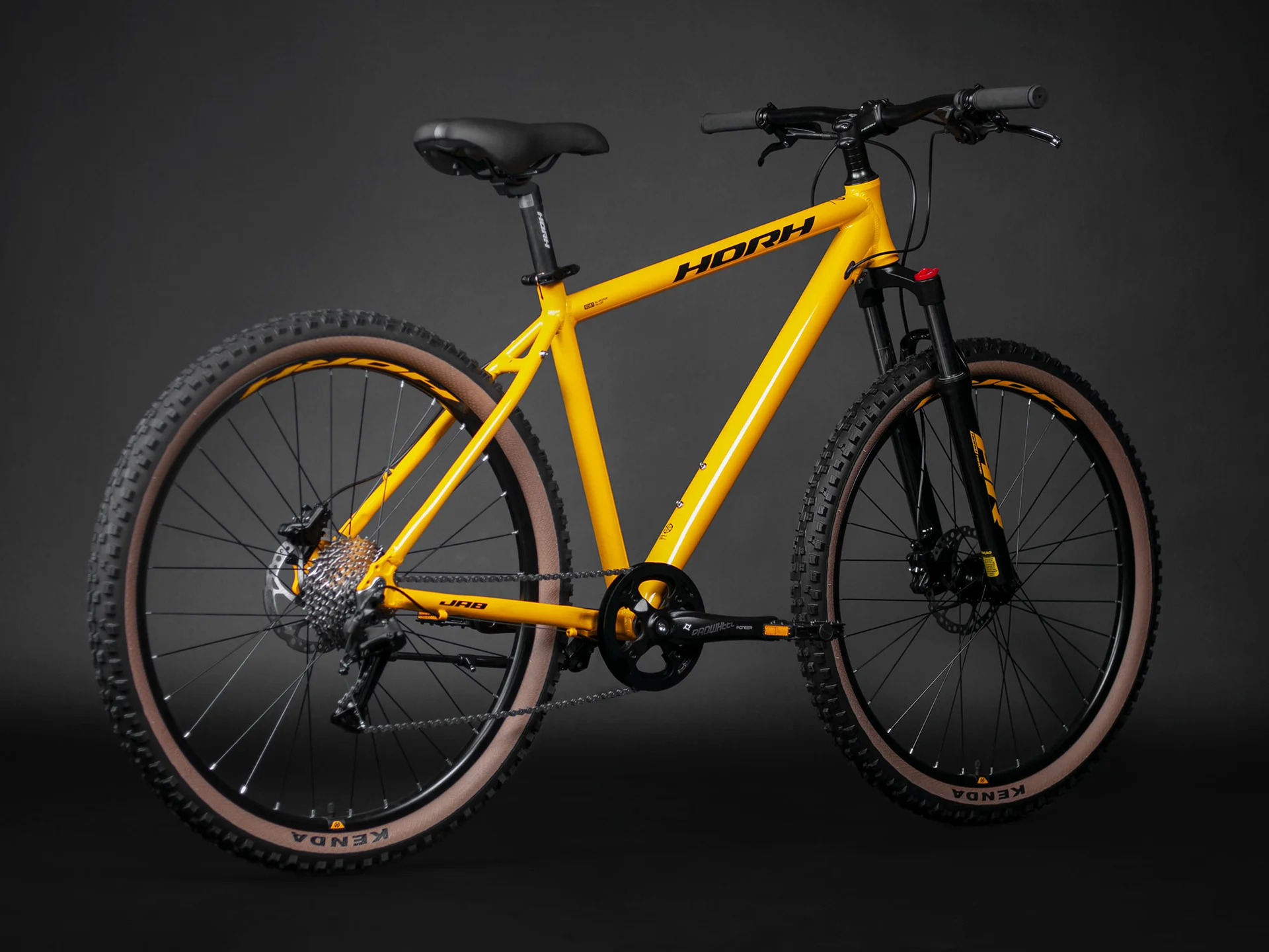 Велосипед HORH JAB JAB27,5AM 27,5" (2024) Yellow-Black - миниатюра 7