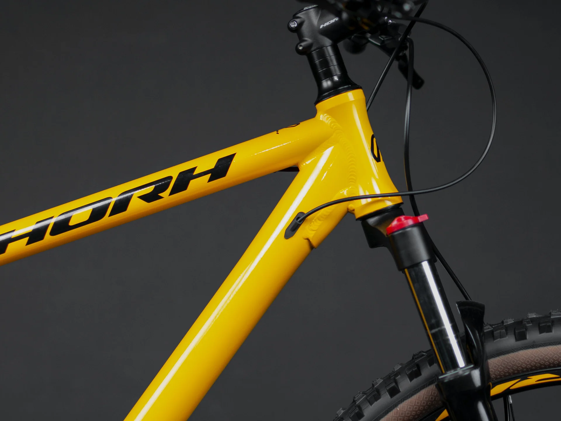 Велосипед HORH JAB JAB27,5AM 27,5" (2024) Yellow-Black - миниатюра 9
