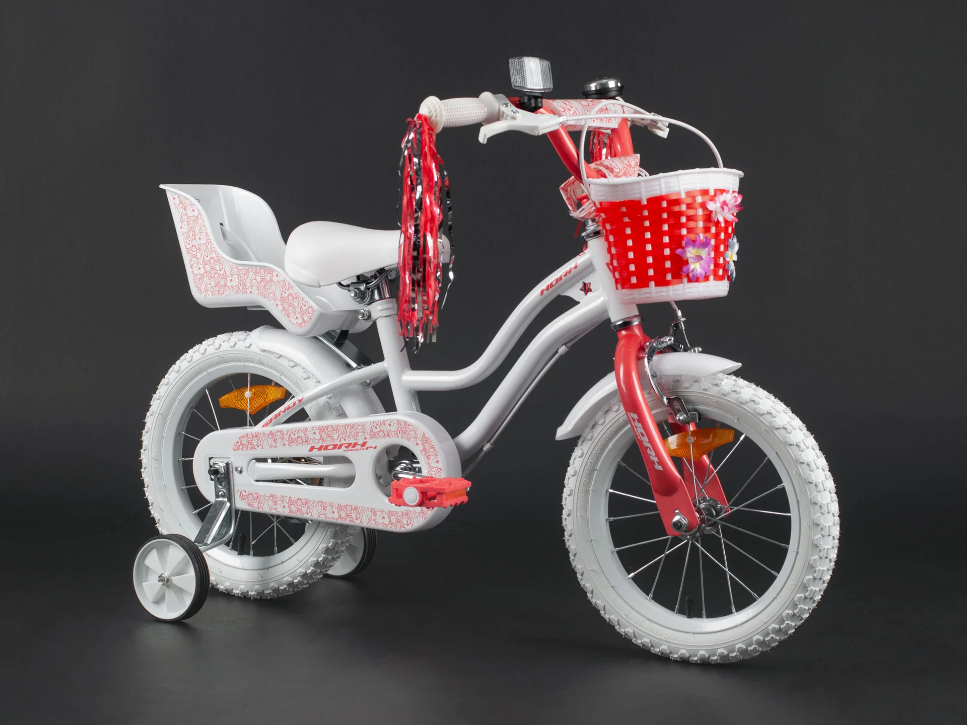 Велосипед HORH SANDY 14" (2024) White-Coral - миниатюра 4