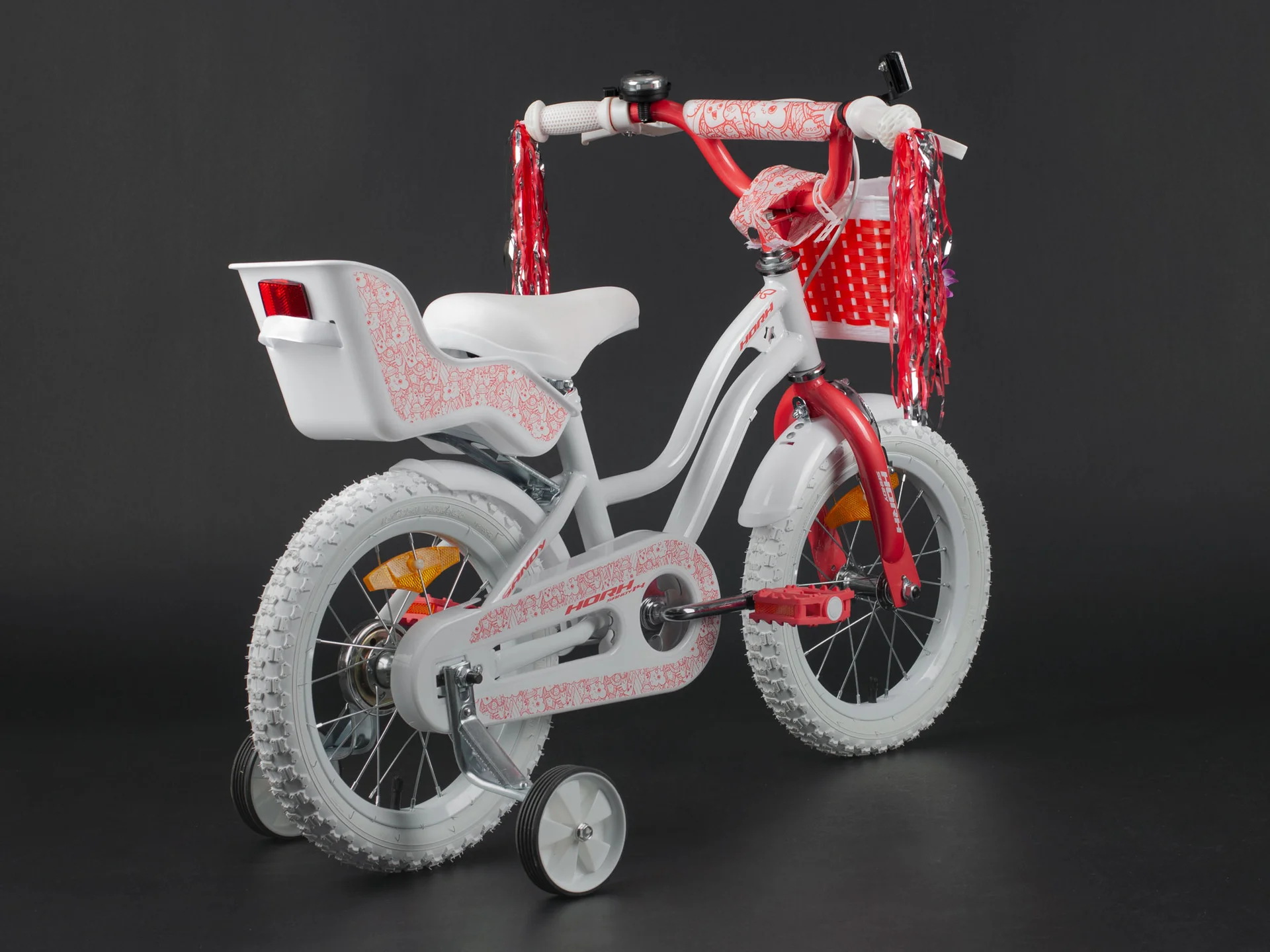 Велосипед HORH SANDY 14" (2024) White-Coral - миниатюра 5