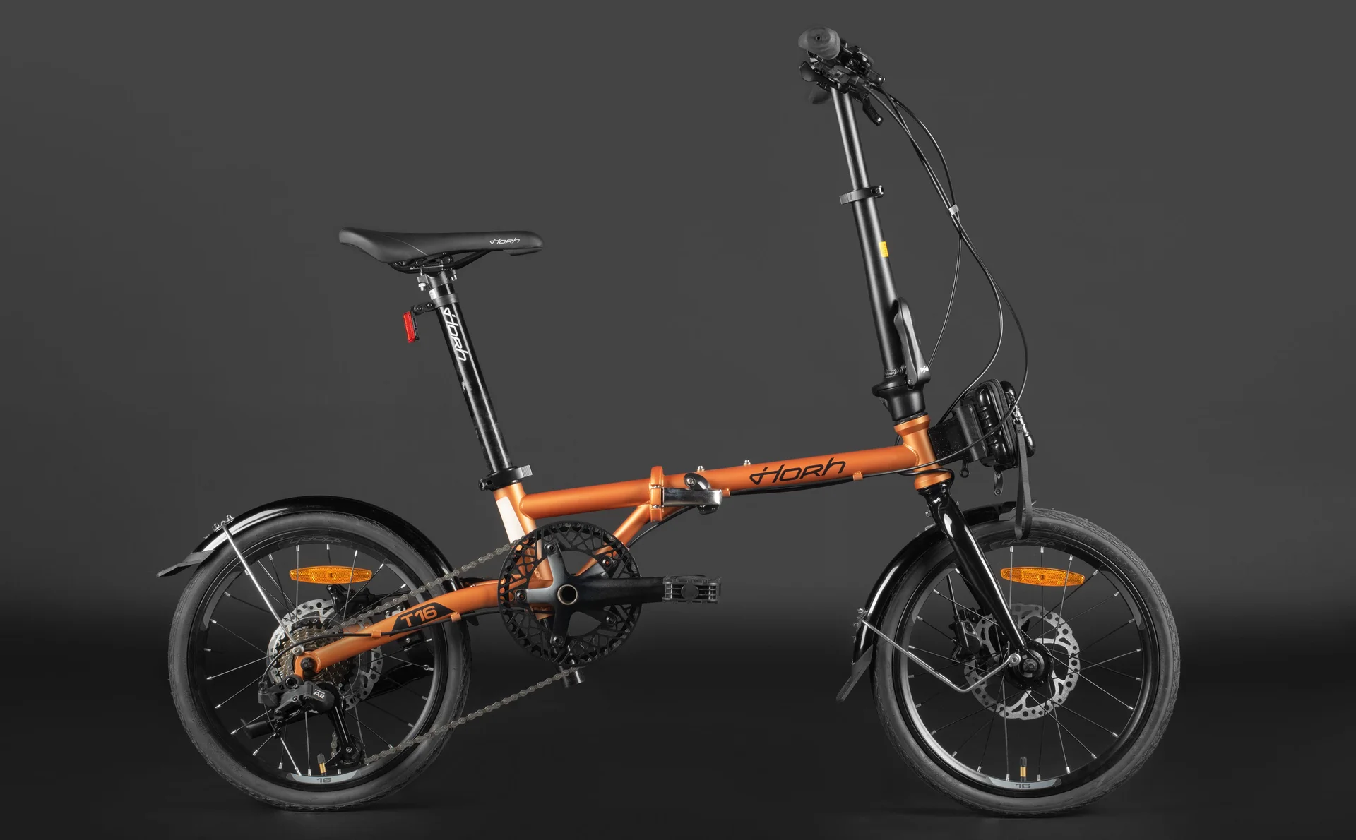 Велосипед HORH T16 16" (2024) Bronze-Black - миниатюра 2