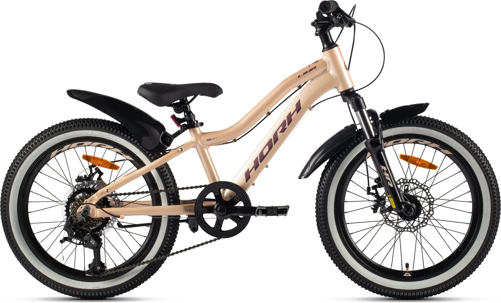 Велосипед HORH LIMA LMD2.0 20" (2024) Beige-Purple - изображение 1