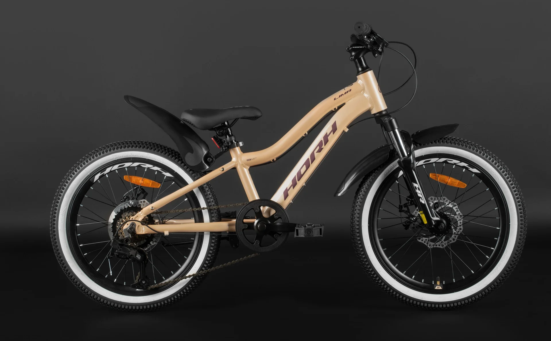 Велосипед HORH LIMA LMD2.0 20" (2024) Beige-Purple - миниатюра 5