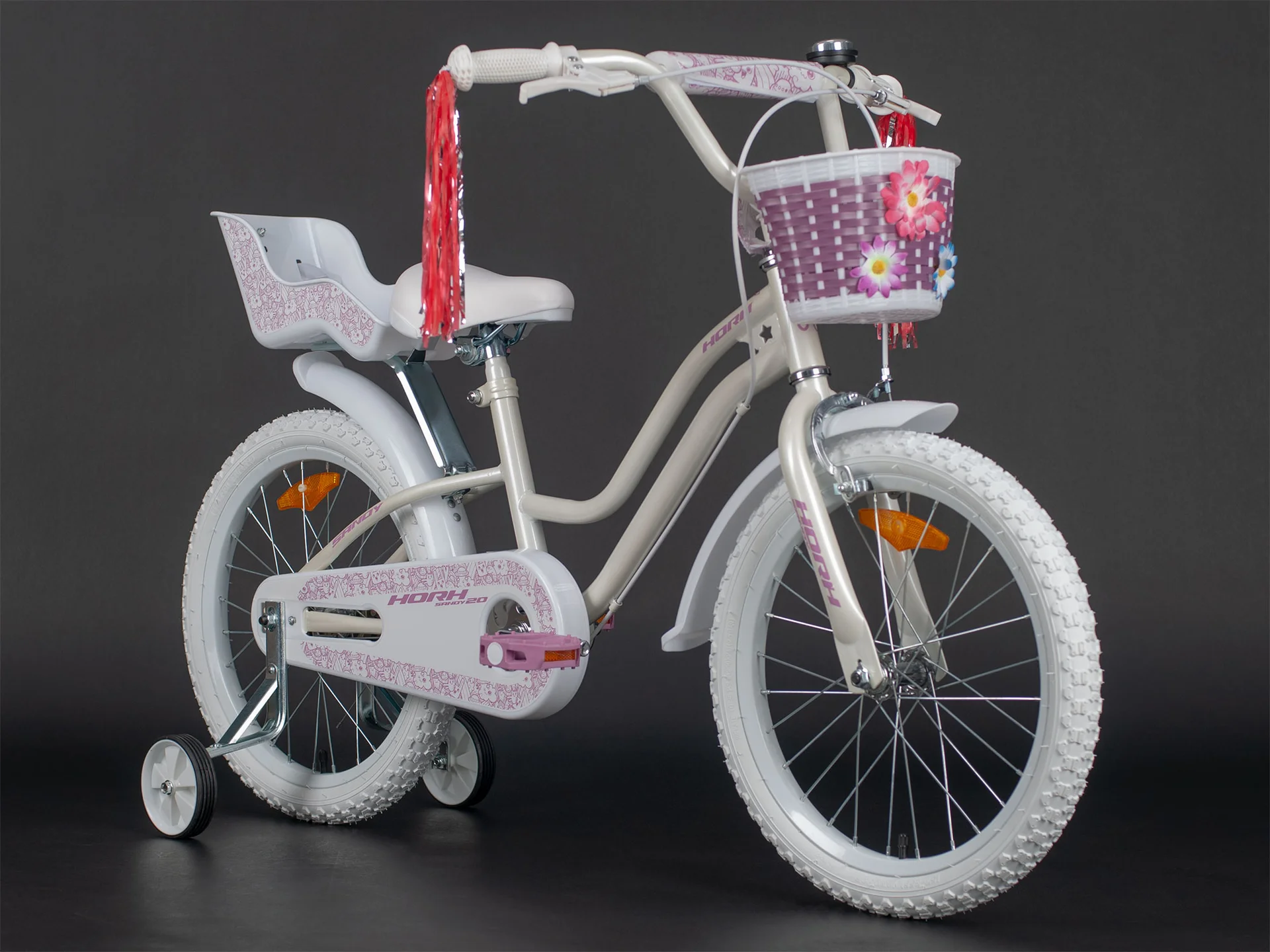 Велосипед HORH SANDY 18" (2024) Ivory-Purple - миниатюра 2