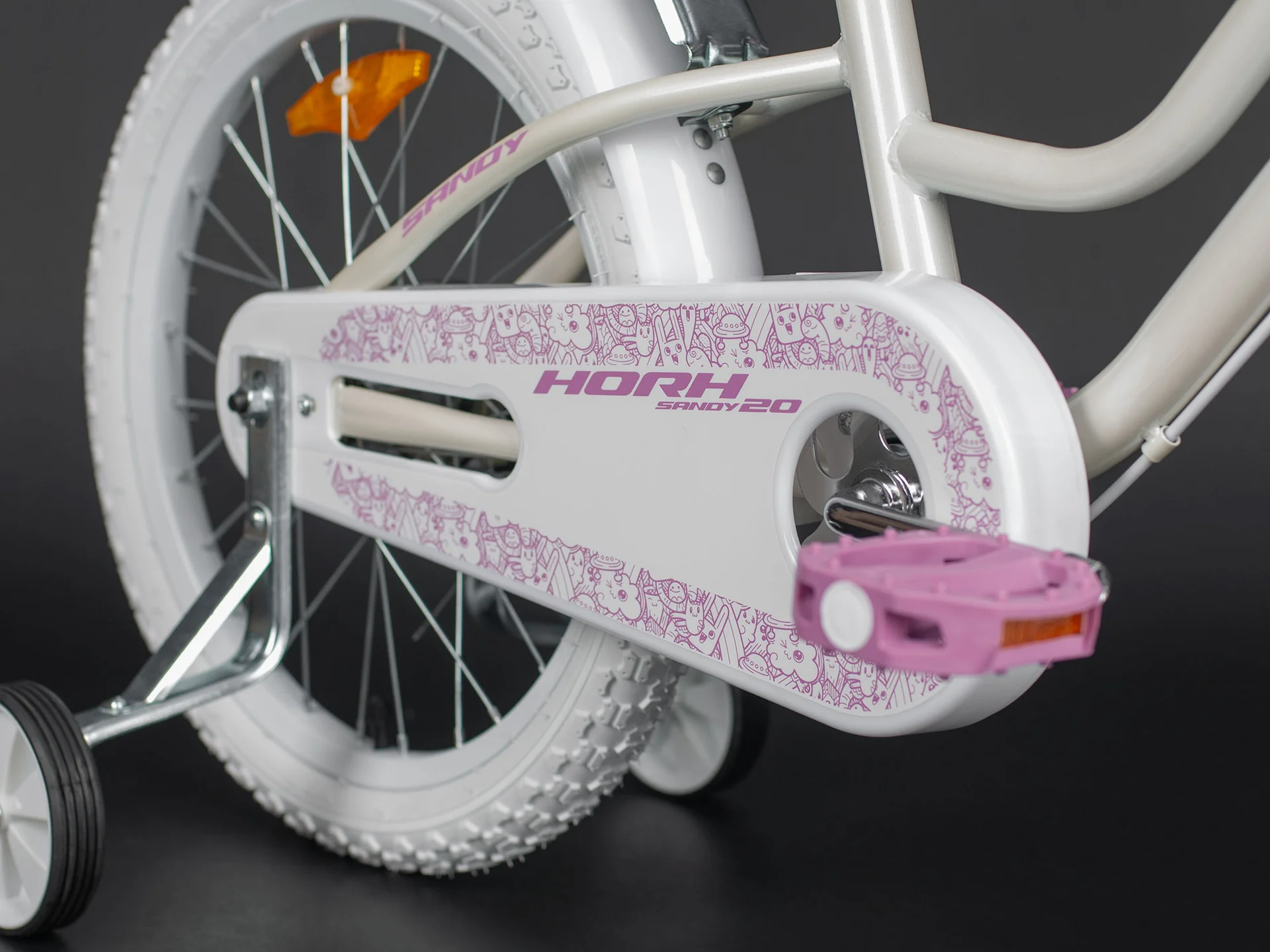 Велосипед HORH SANDY 18" (2024) Ivory-Purple - миниатюра 8
