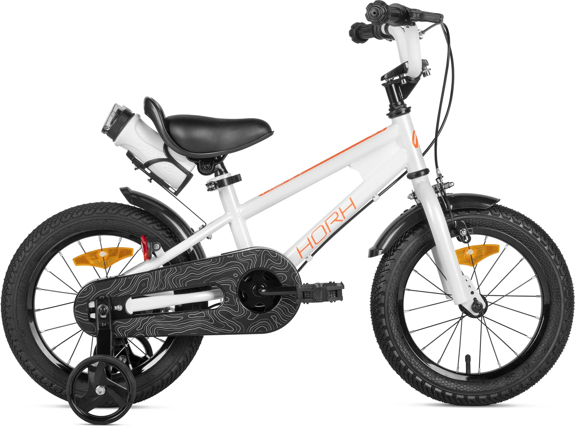 Велосипед HORH HAPPY 14 (2026) White-Orange - изображение 1