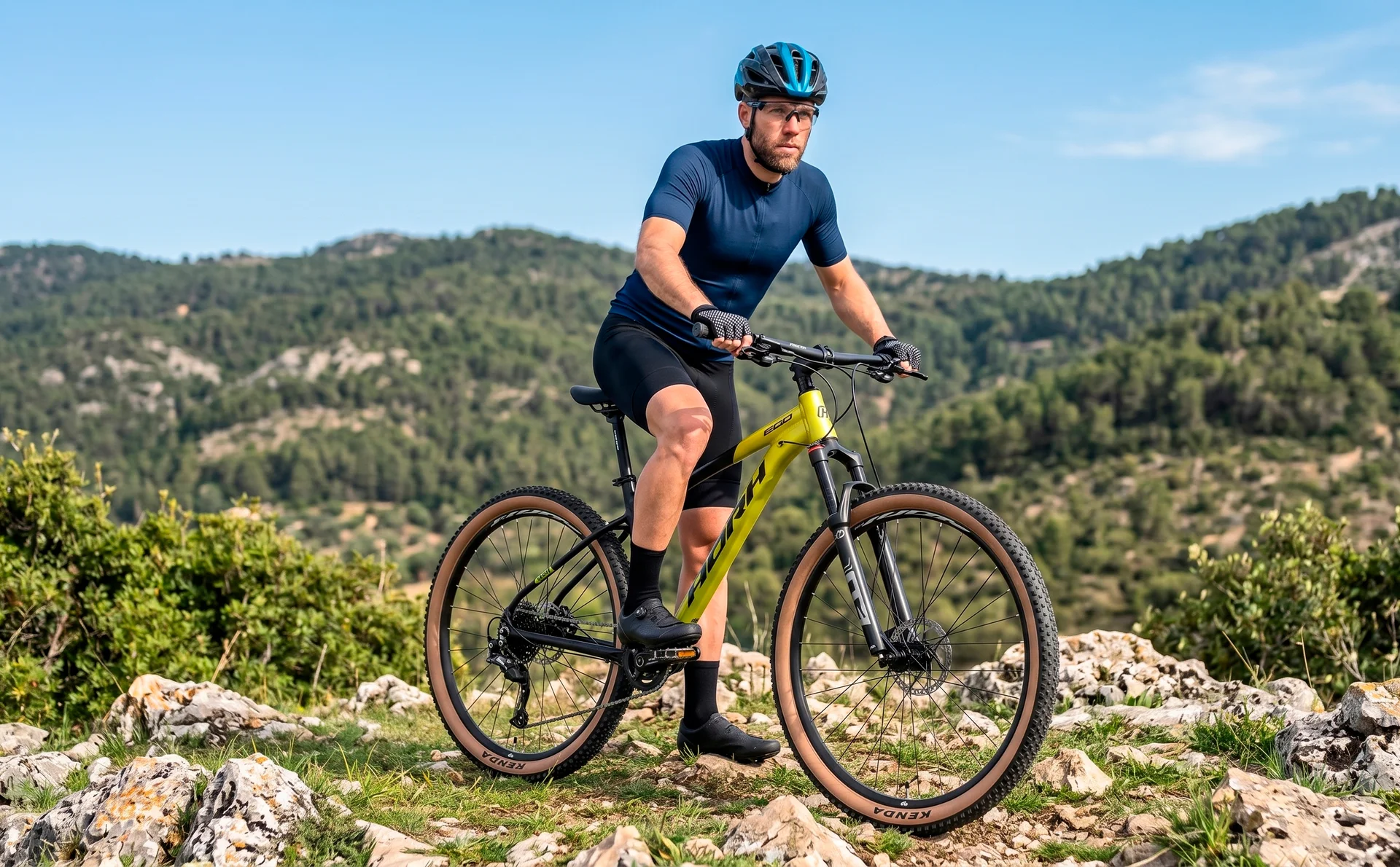 Велосипед HORH EGO 7.1 AIR 27.5" (2025) Black-Yellow - миниатюра 4