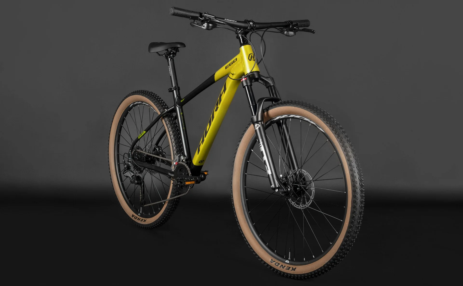 Велосипед HORH EGO 7.1 AIR 27.5" (2025) Black-Yellow - миниатюра 5