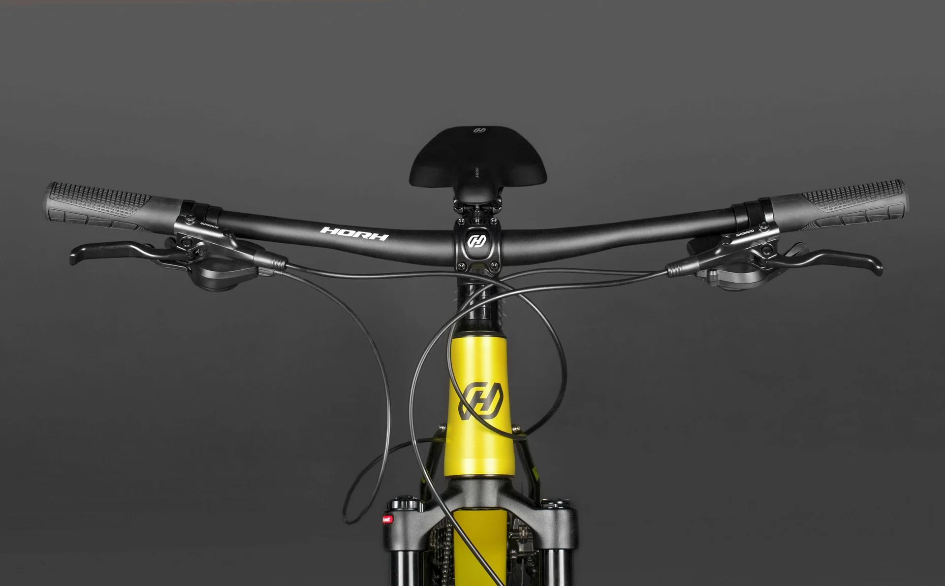 Велосипед HORH EGO 7.1 AIR 27.5" (2025) Black-Yellow - миниатюра 6