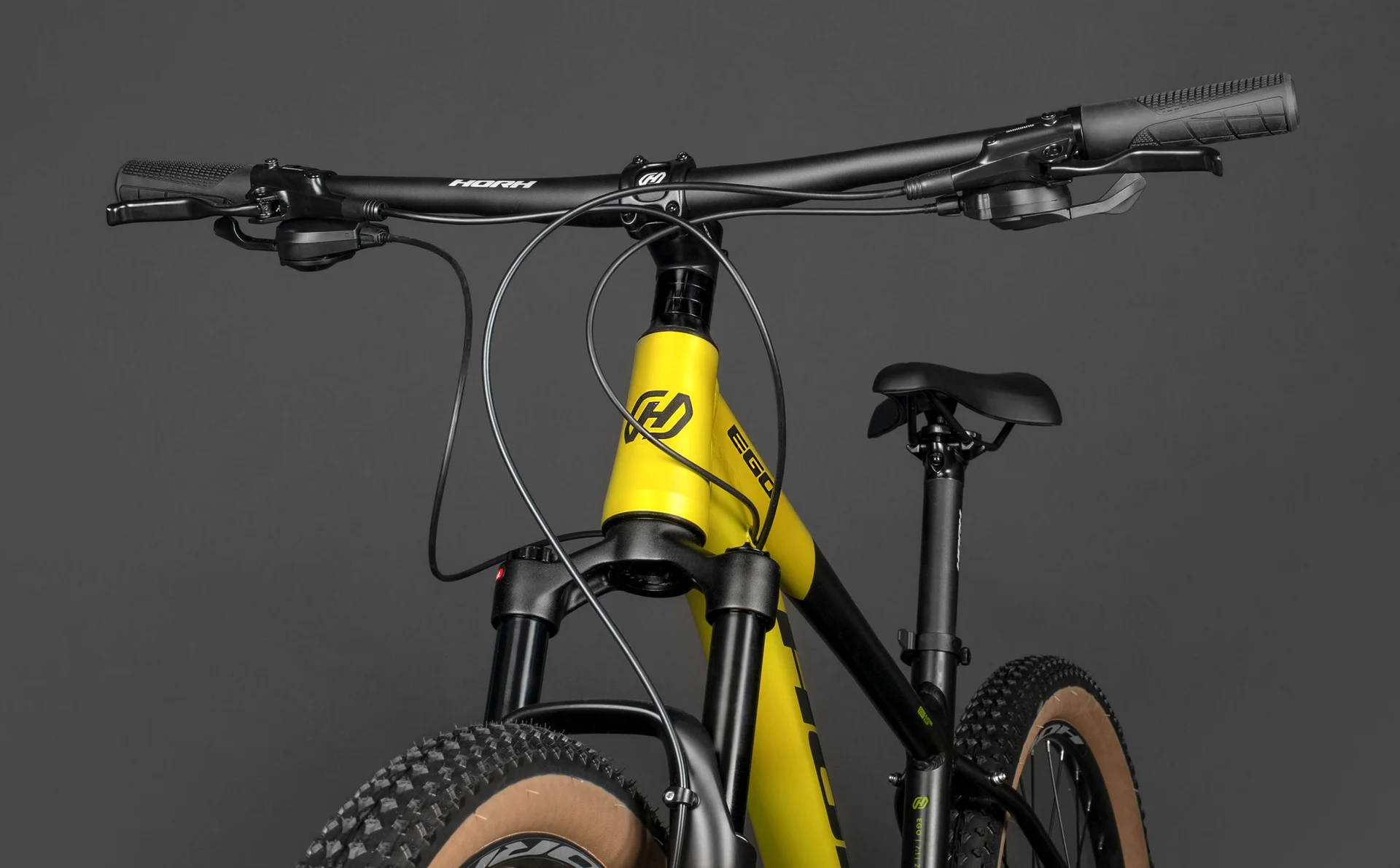 Велосипед HORH EGO 7.1 AIR 27.5" (2025) Black-Yellow - миниатюра 8