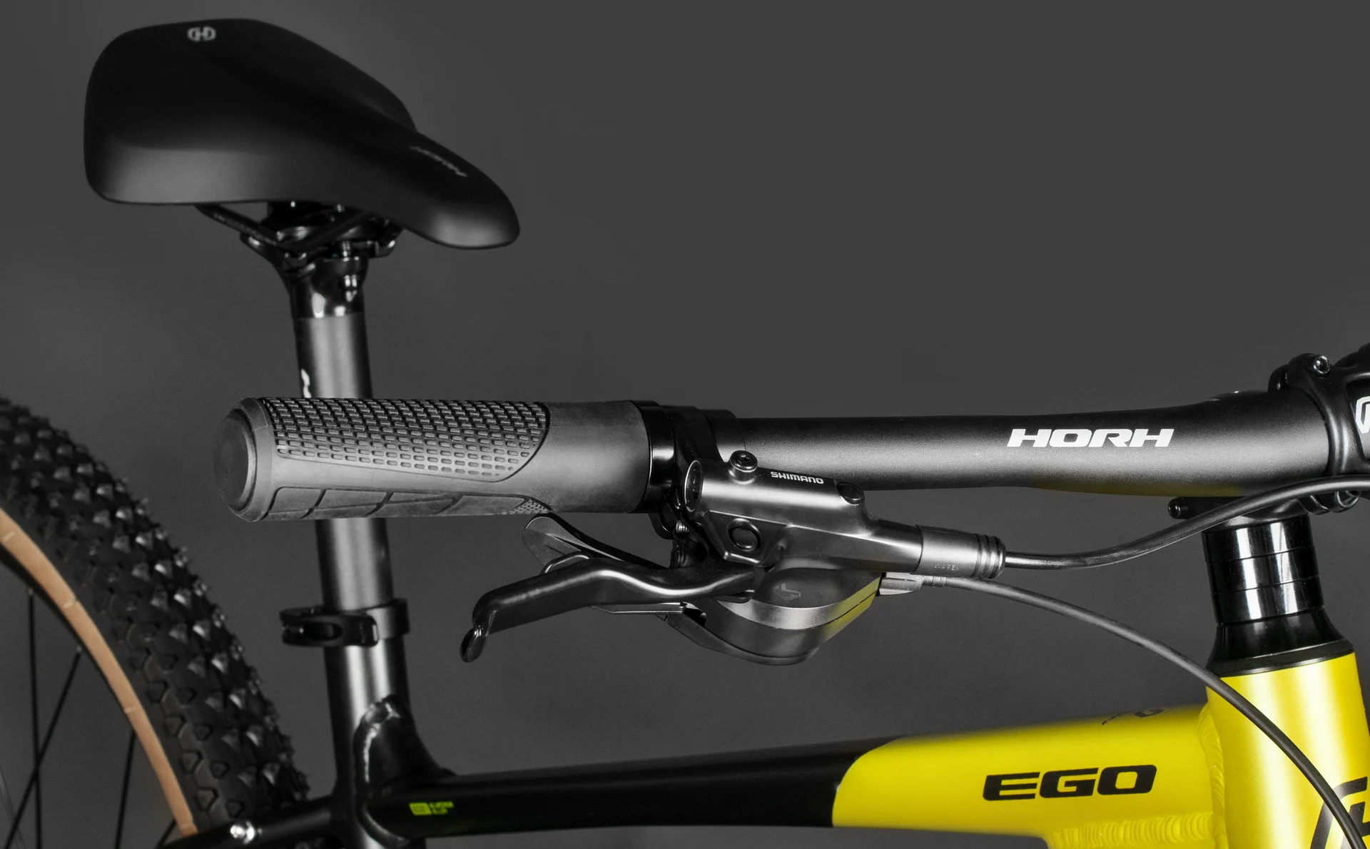 Велосипед HORH EGO 7.1 AIR 27.5" (2025) Black-Yellow - миниатюра 9