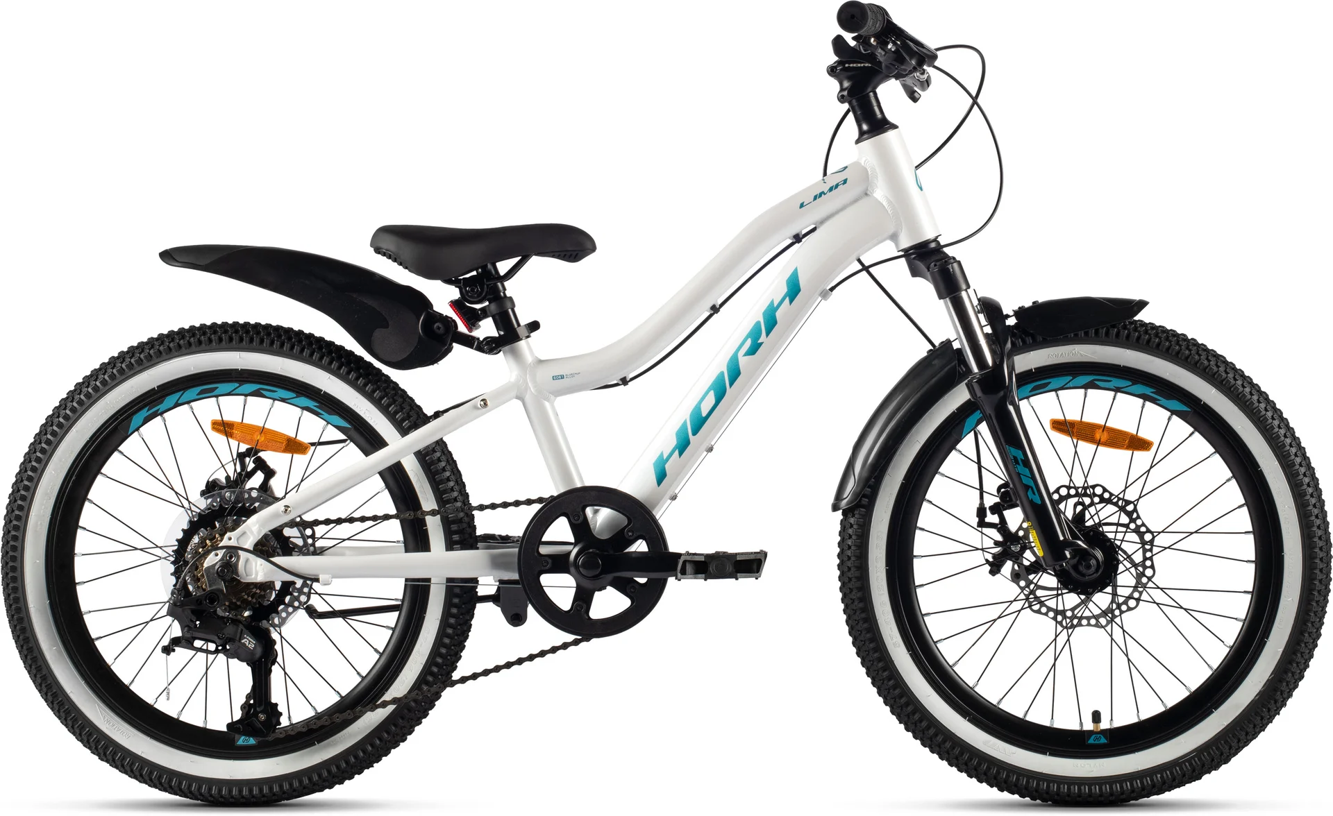 Велосипед HORH LIMA LMD2.0 20" (2024) White-Turquoise-Black - изображение 1