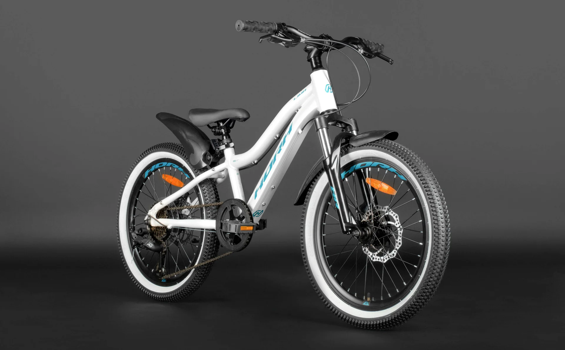 Велосипед HORH LIMA LMD2.0 20" (2024) White-Turquoise-Black - миниатюра 6