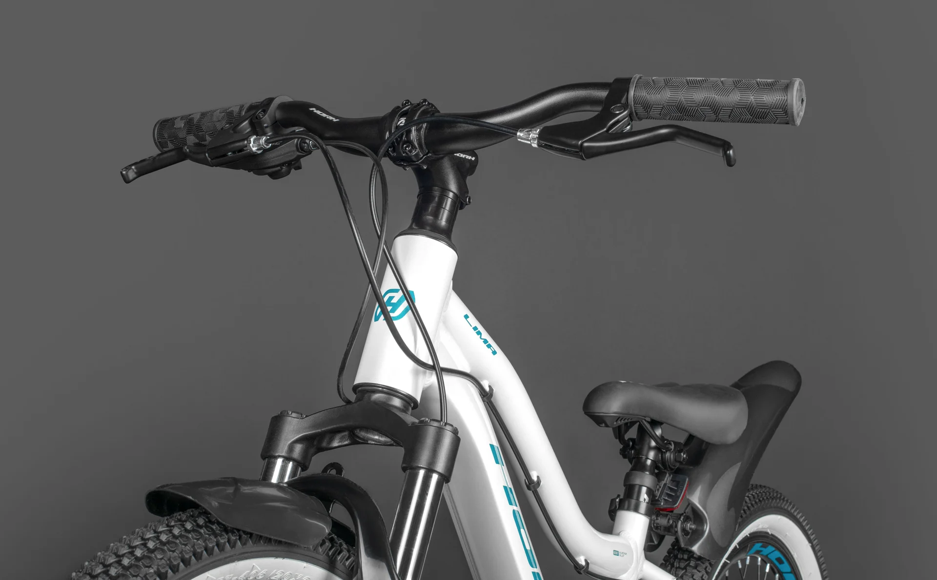 Велосипед HORH LIMA LMD2.0 20" (2024) White-Turquoise-Black - миниатюра 9