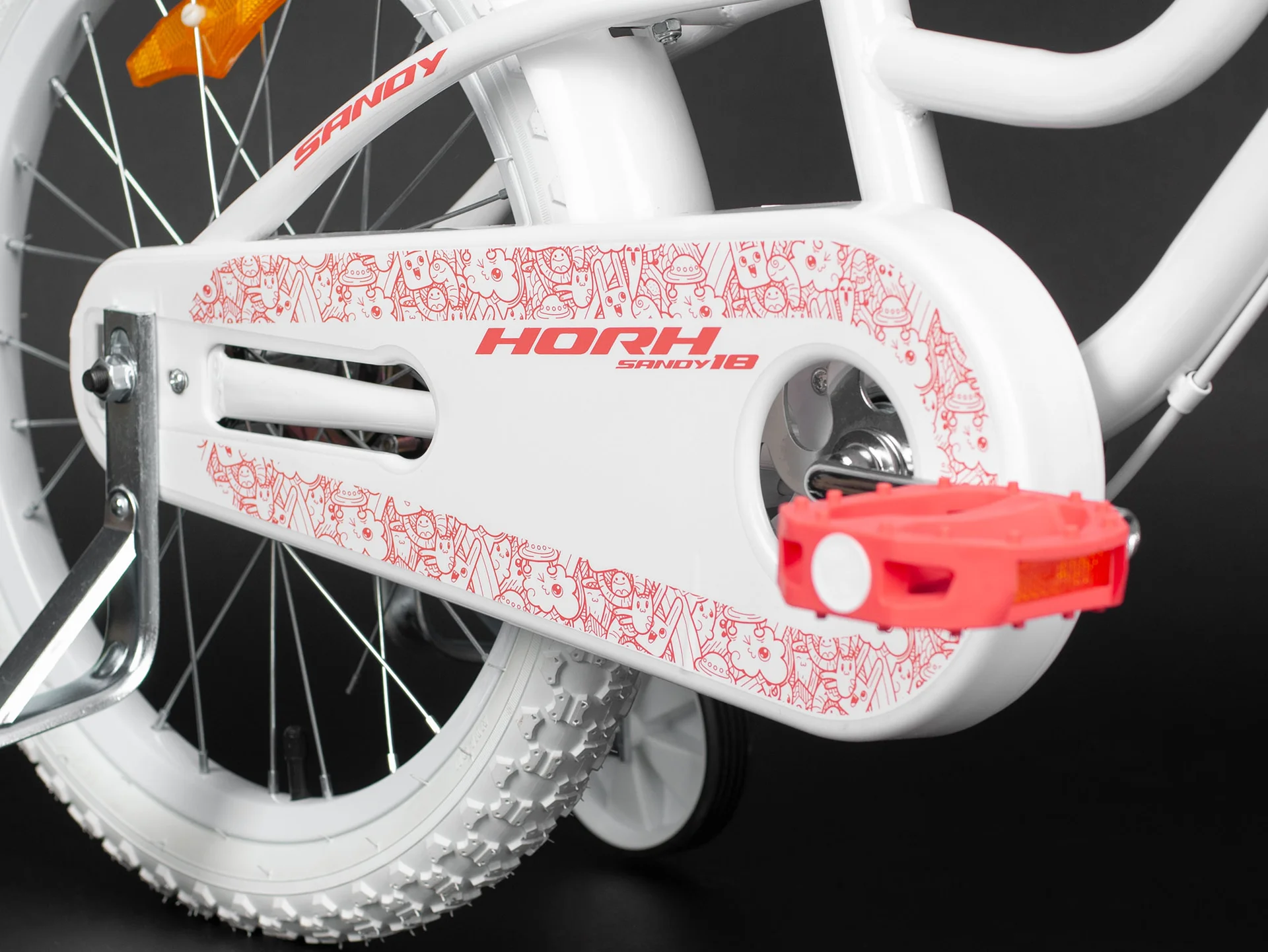 Велосипед HORH SANDY 18" (2024) White-Coral - миниатюра 11