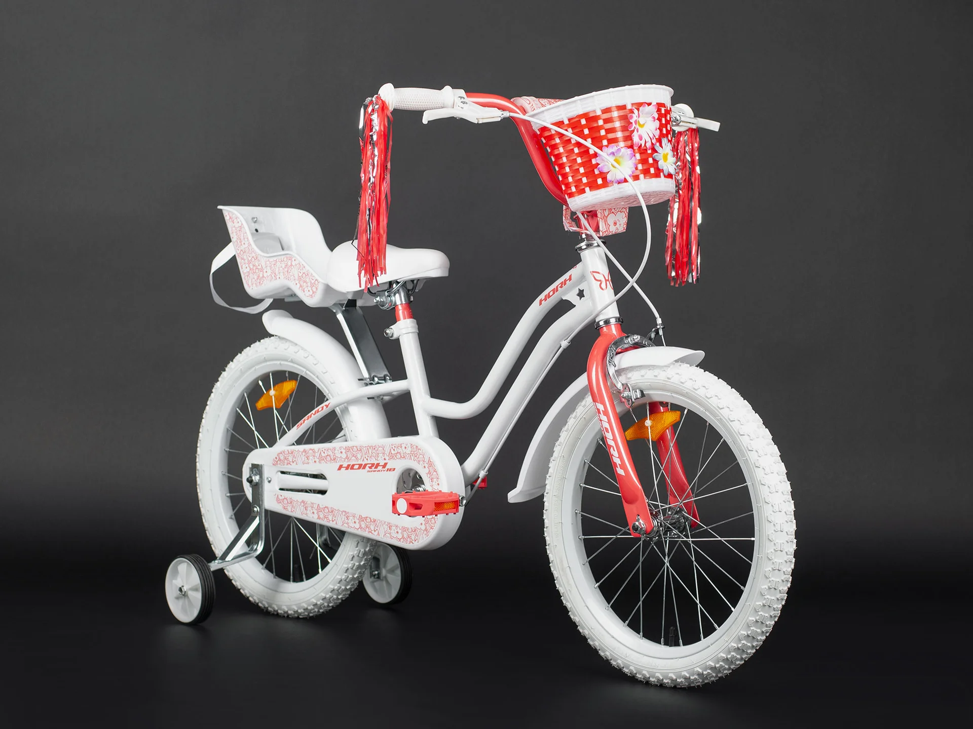 Велосипед HORH SANDY 18" (2024) White-Coral - миниатюра 5