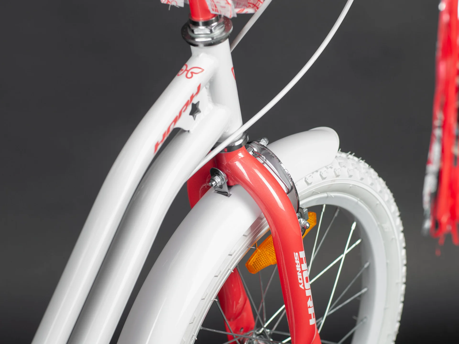 Велосипед HORH SANDY 18" (2024) White-Coral - миниатюра 7