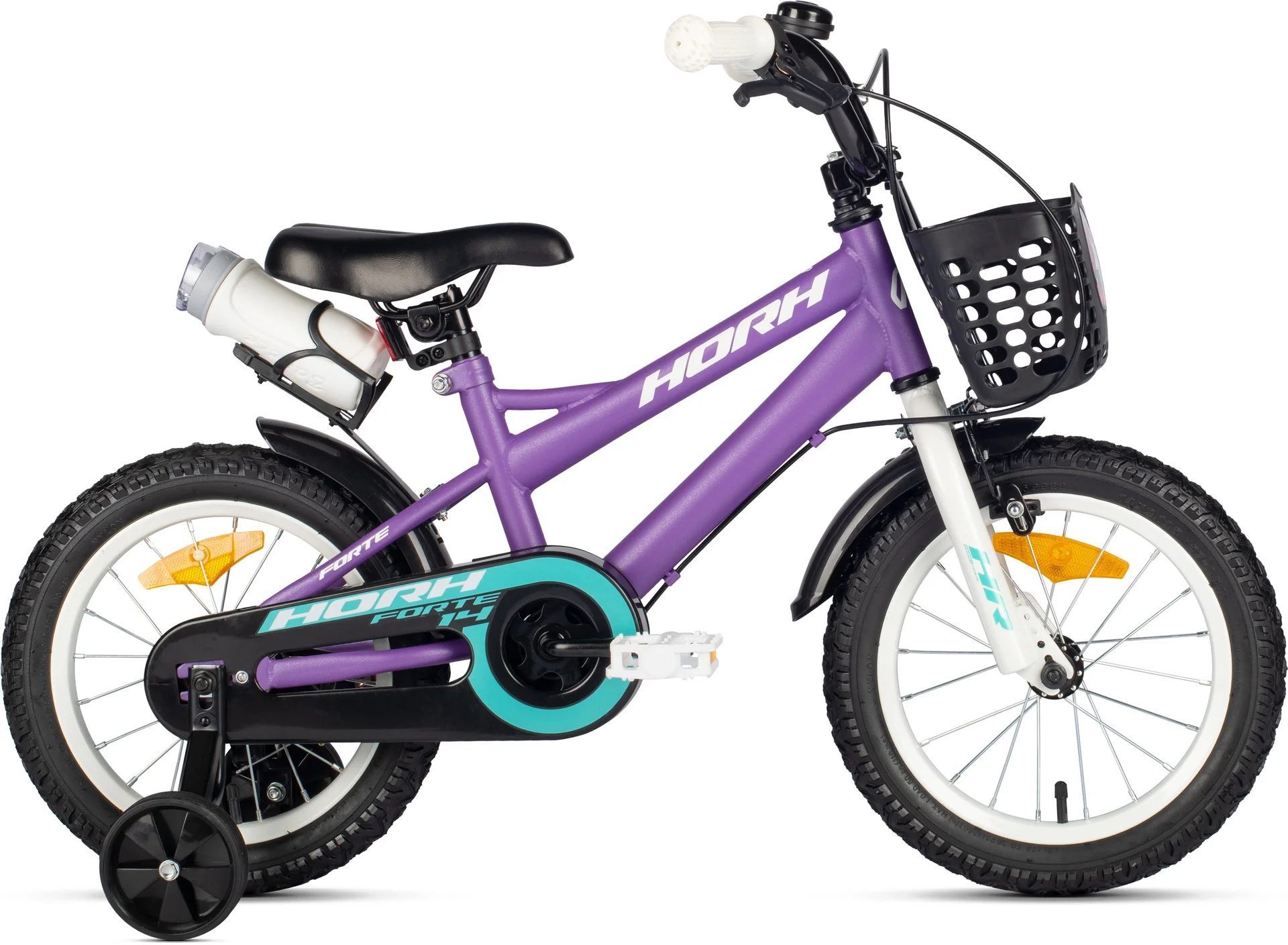 Велосипед HORH FORTE 14" (2024) Violet-White-Mint - изображение 1