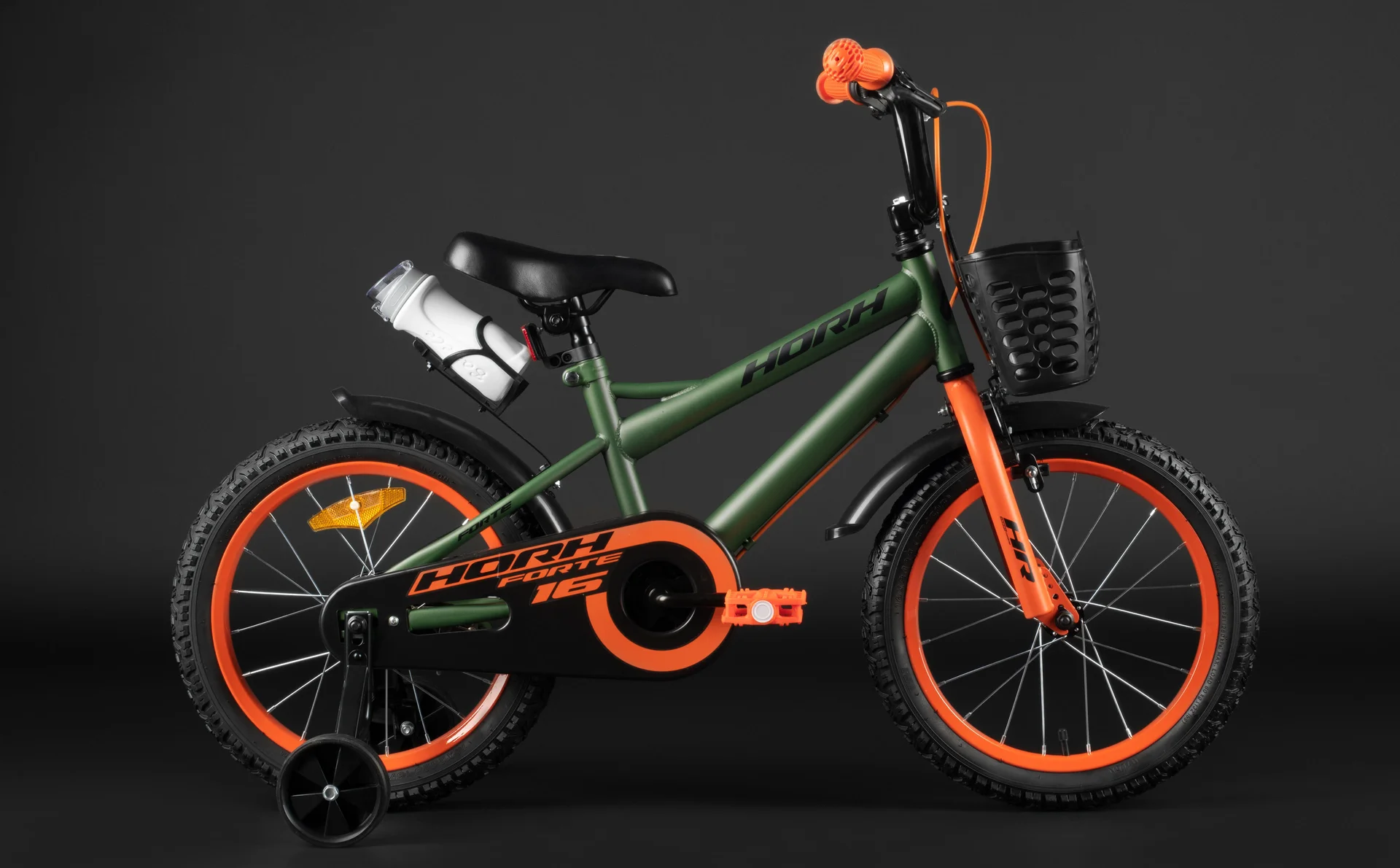Велосипед HORH FORTE 16" (2026) Green-Orange - миниатюра 5