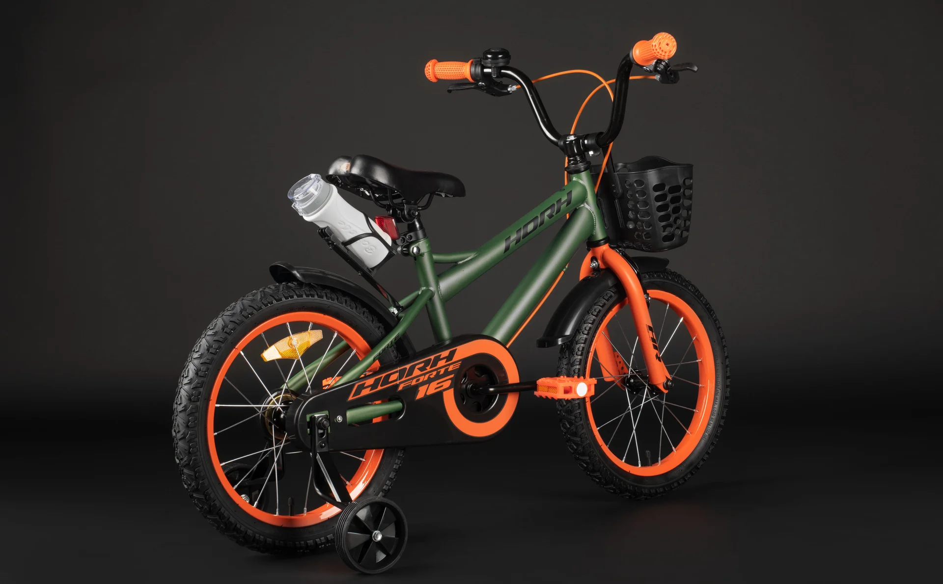 Велосипед HORH FORTE 16" (2026) Green-Orange - миниатюра 7