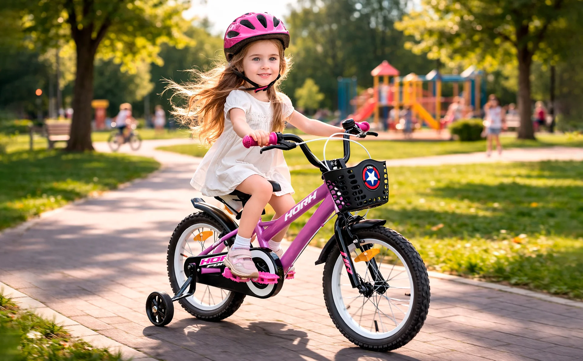 Велосипед HORH FORTE 16" (2026) Pink-Black - миниатюра 2