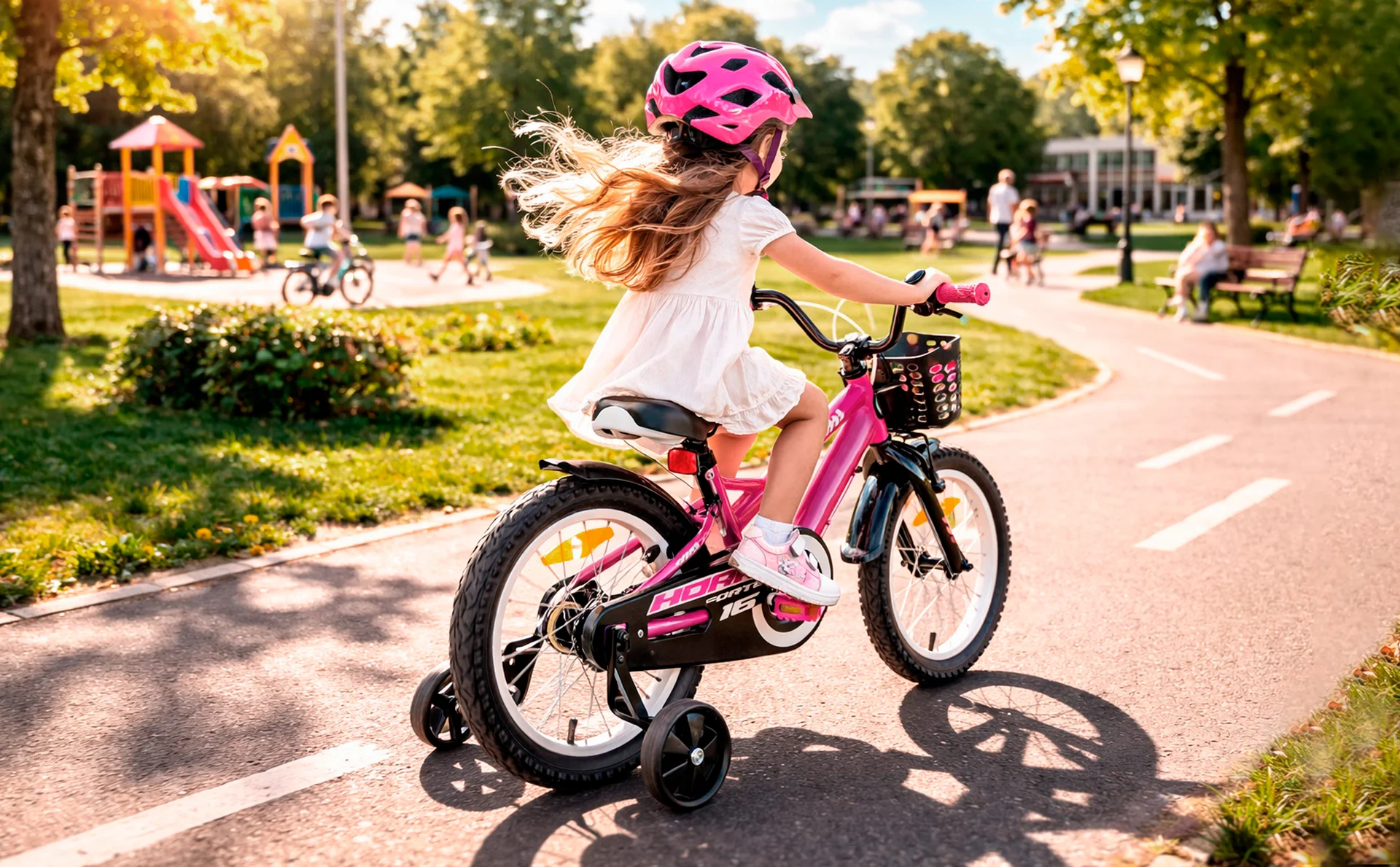Велосипед HORH FORTE 16" (2026) Pink-Black - миниатюра 3