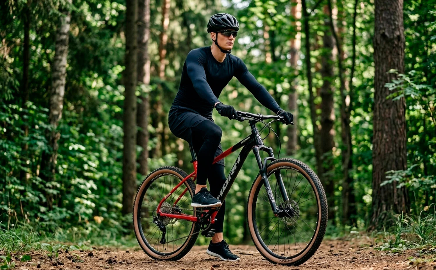 Велосипед HORH EGO 9.2 AIR 29" (2025) Black-Red - миниатюра 2