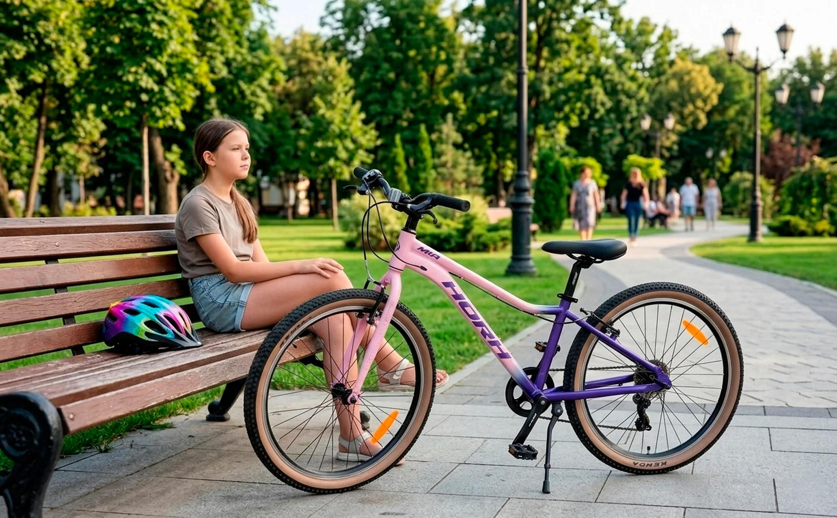 Велосипед HORH MIA MVB 6.0 26" (2025) Pink-Purple - миниатюра 4
