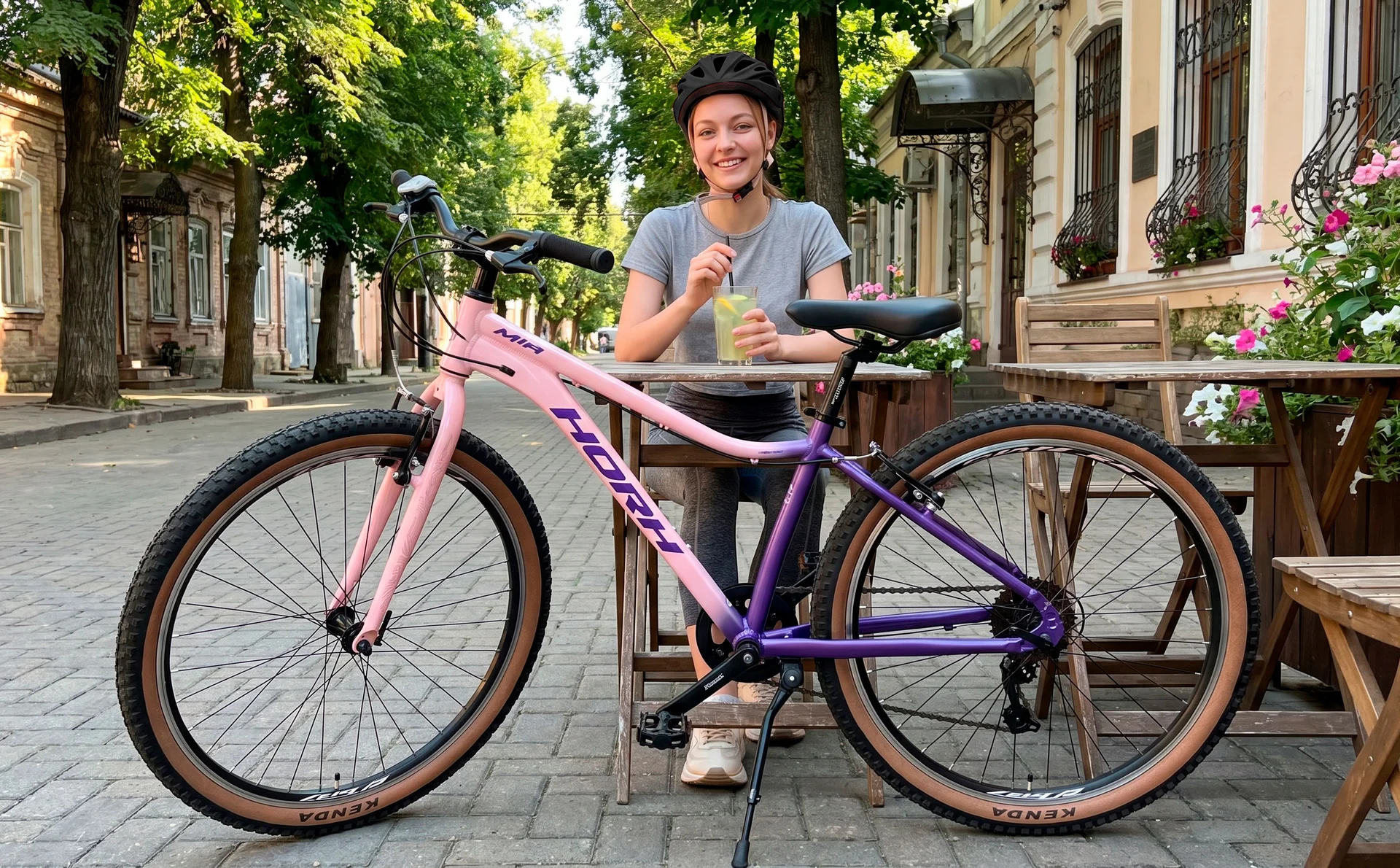 Велосипед HORH MIA MVB 7.0 27.5" (2026) Pink-Purple - миниатюра 2