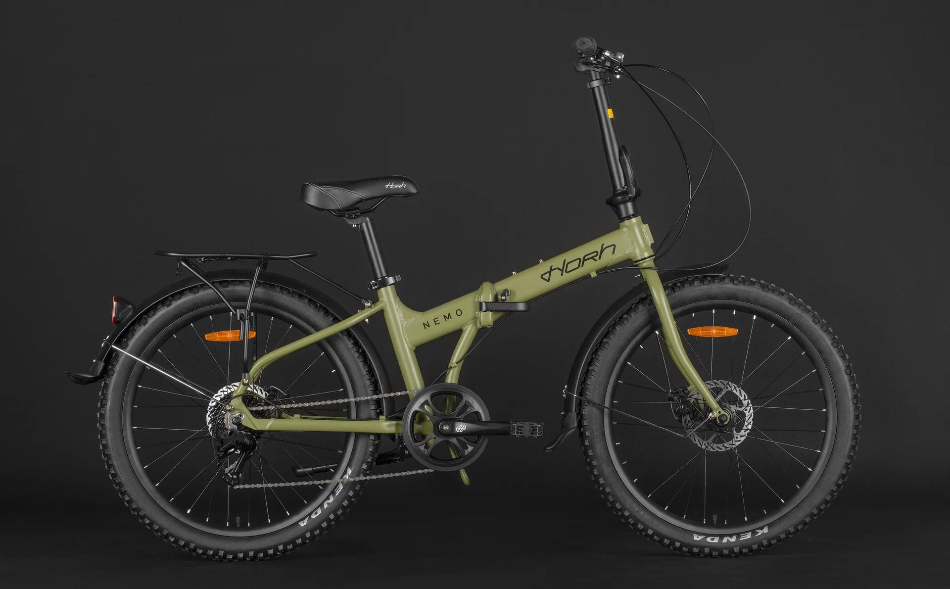 Велосипед HORH NEMO 8SP MD FAT 24" (2026) Dark Green - миниатюра 2