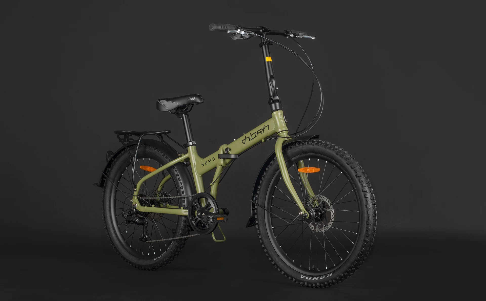 Велосипед HORH NEMO 8SP MD FAT 24" (2026) Dark Green - миниатюра 3