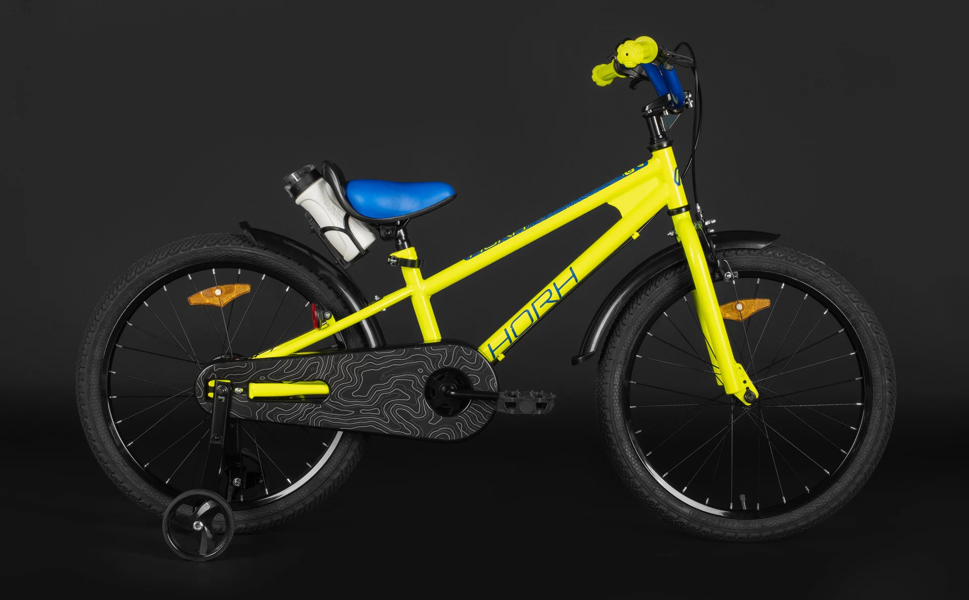 Велосипед HORH HAPPY 20 (2026) Yellow-Blue - миниатюра 2