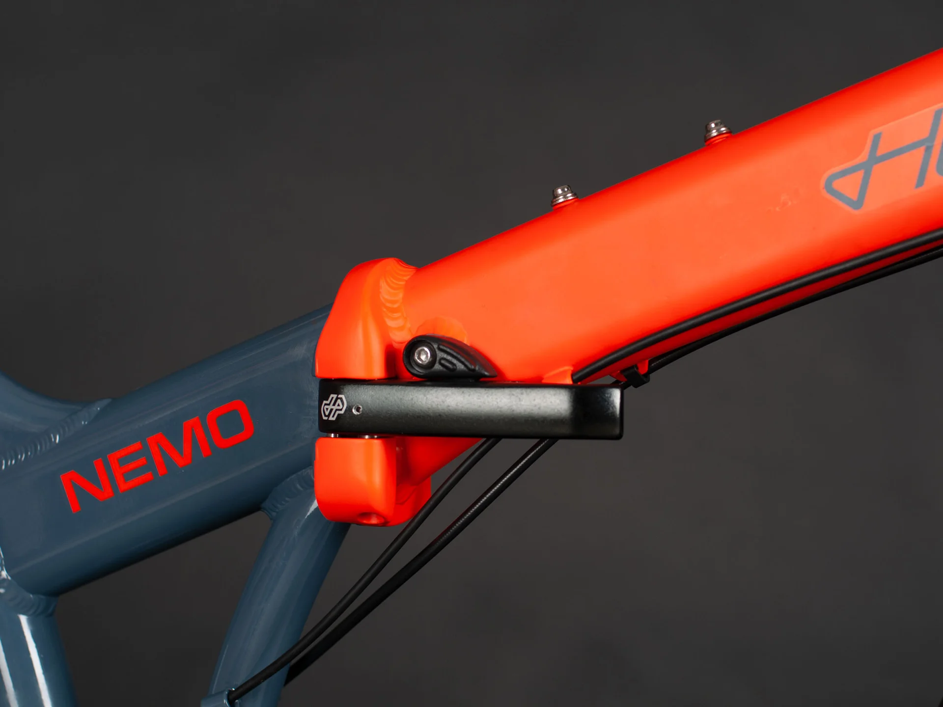 Велосипед HORH NEMO 9SP HD FAT 24" (2024) Orange-Dark Grey - миниатюра 14
