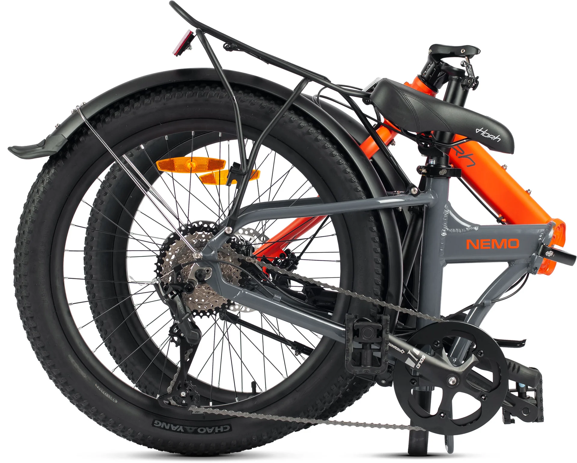 Велосипед HORH NEMO 9SP HD FAT 24" (2024) Orange-Dark Grey - миниатюра 3