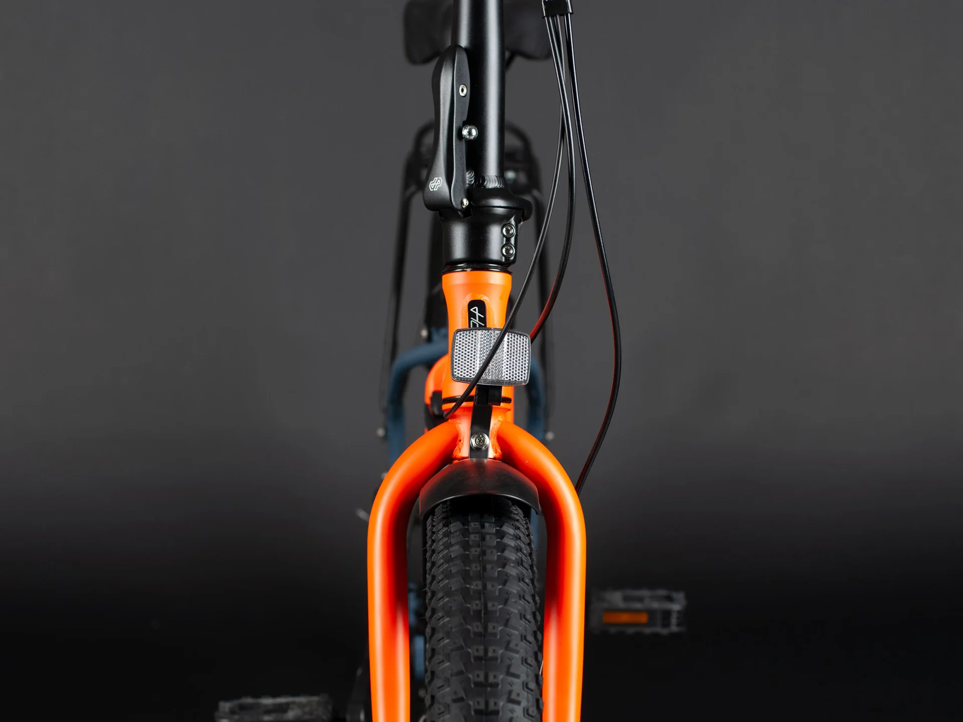 Велосипед HORH NEMO 9SP HD FAT 24" (2024) Orange-Dark Grey - миниатюра 5